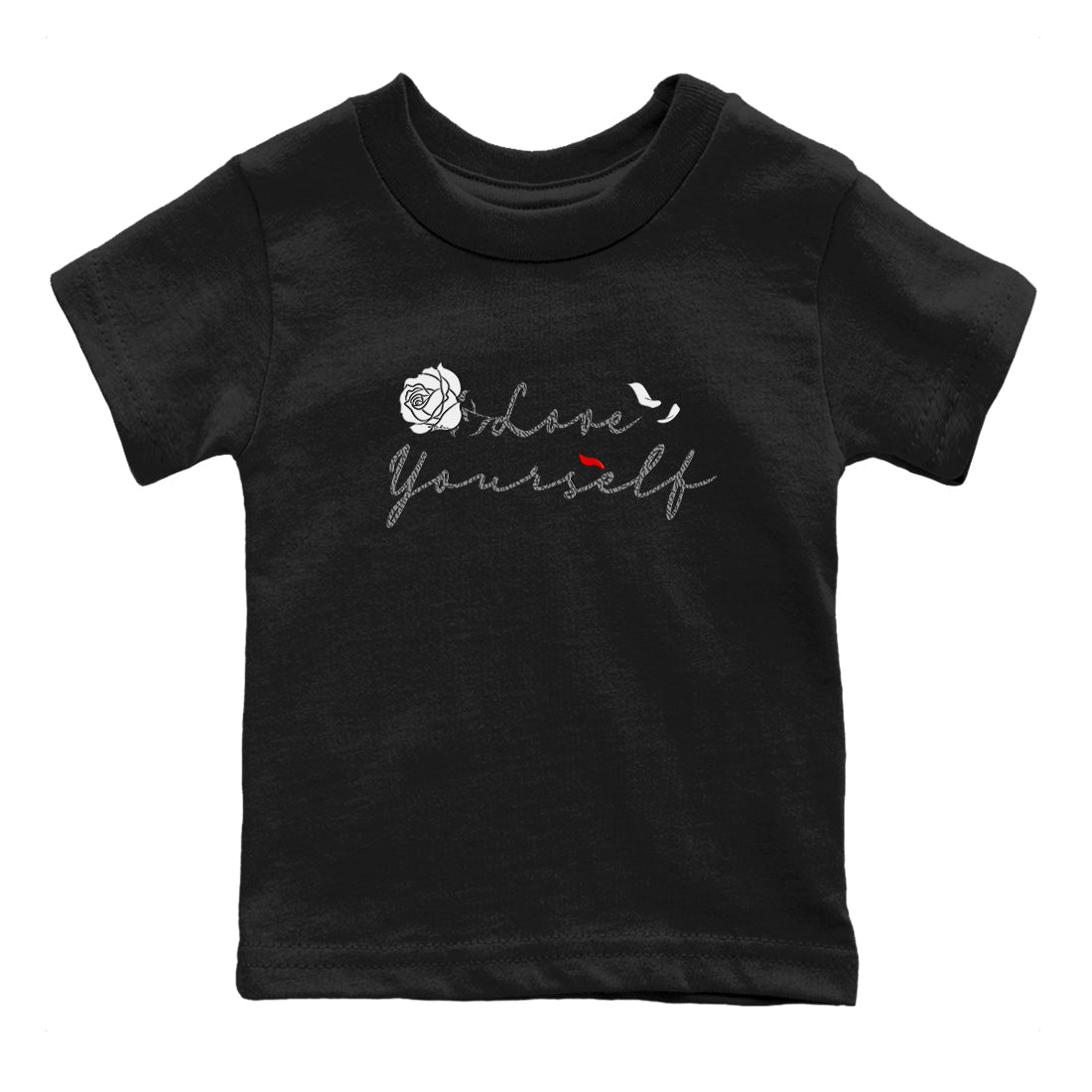 Love Yourself snkmatch Tees Kids - Air Jordan  3 Black Cement