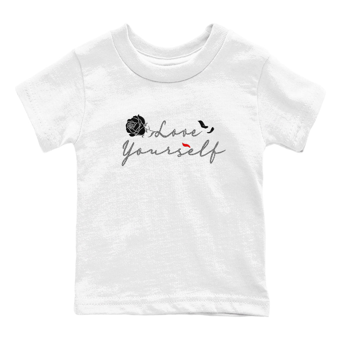 Love Yourself snkmatch Tees Kids - Air Jordan  3 Black Cement