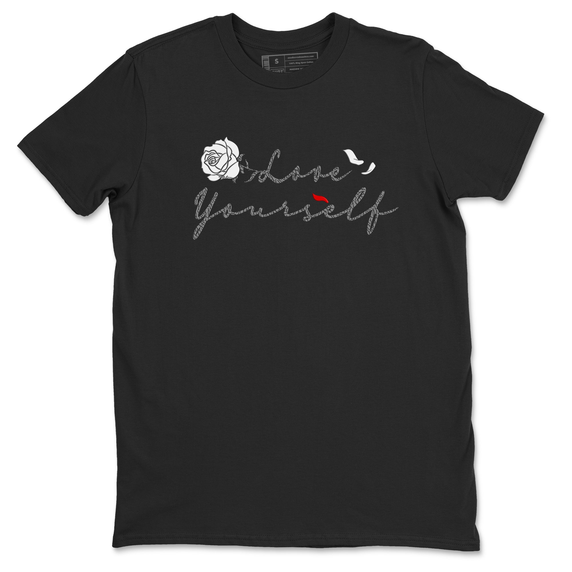 Love Yourself snkmatch Tees - Air Jordan  3 Black Cement