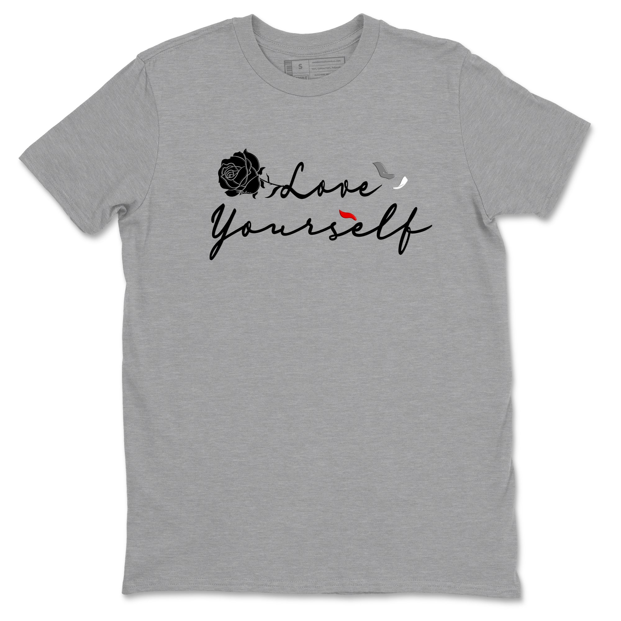 Love Yourself snkmatch Tees - Air Jordan  3 Black Cement