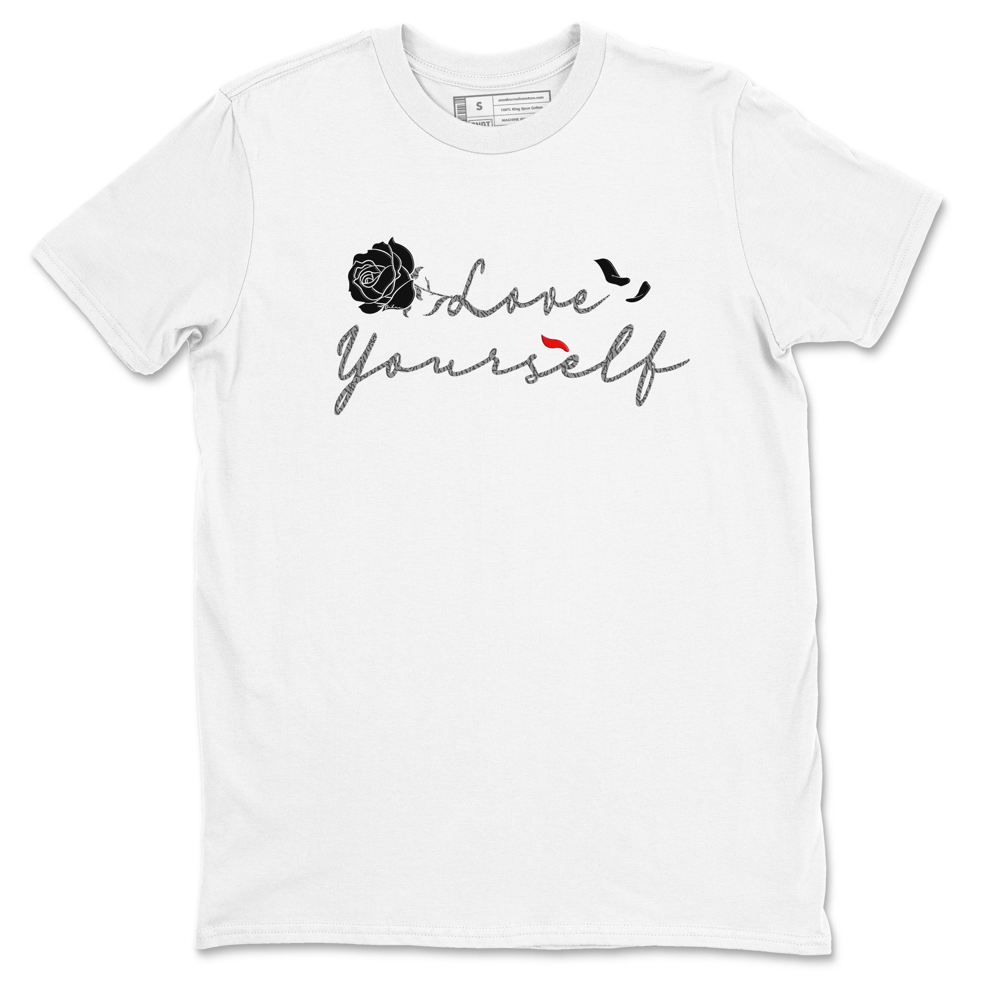 Love Yourself snkmatch Tees - Air Jordan  3 Black Cement