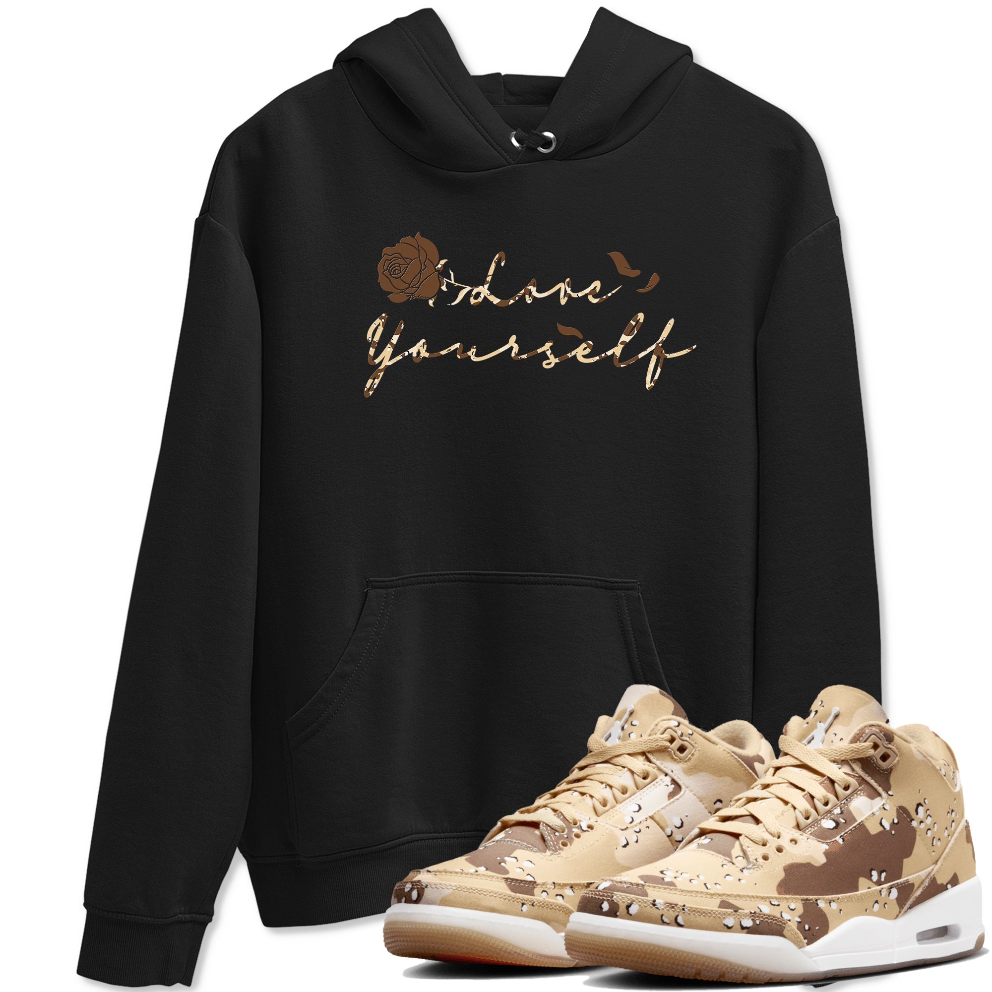 Love Yourself snkmatch Tees - Air Jordan 3 Desert Camo