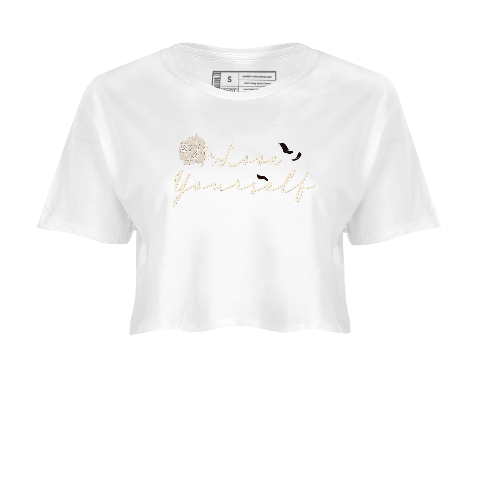 Love Yourself snkmatch Women's Top - Air Jordan 4 A Ma Maniere x Fossil Stone