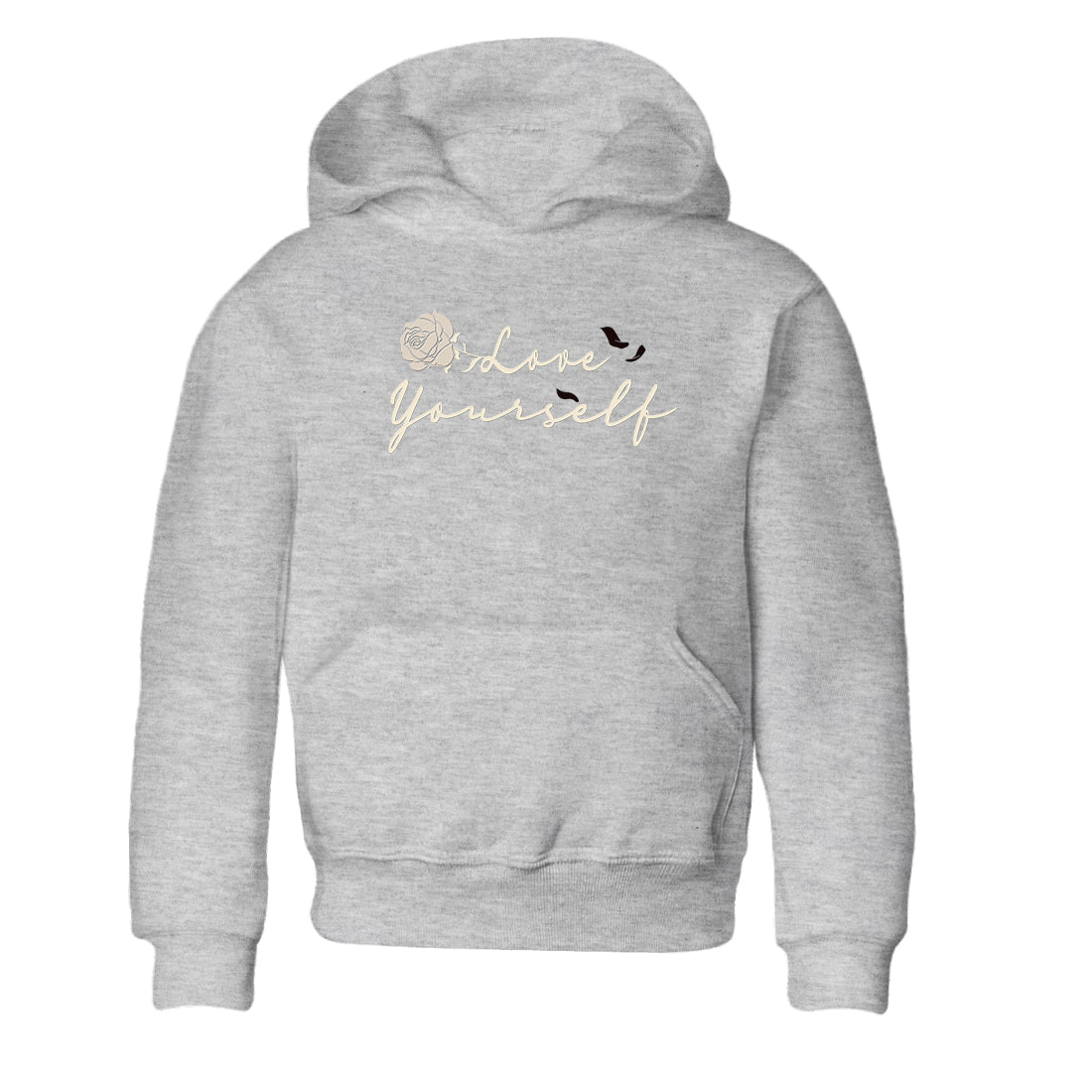 Love Yourself snkmatch Tees Kids - Air Jordan 4 A Ma Maniere x Fossil Stone