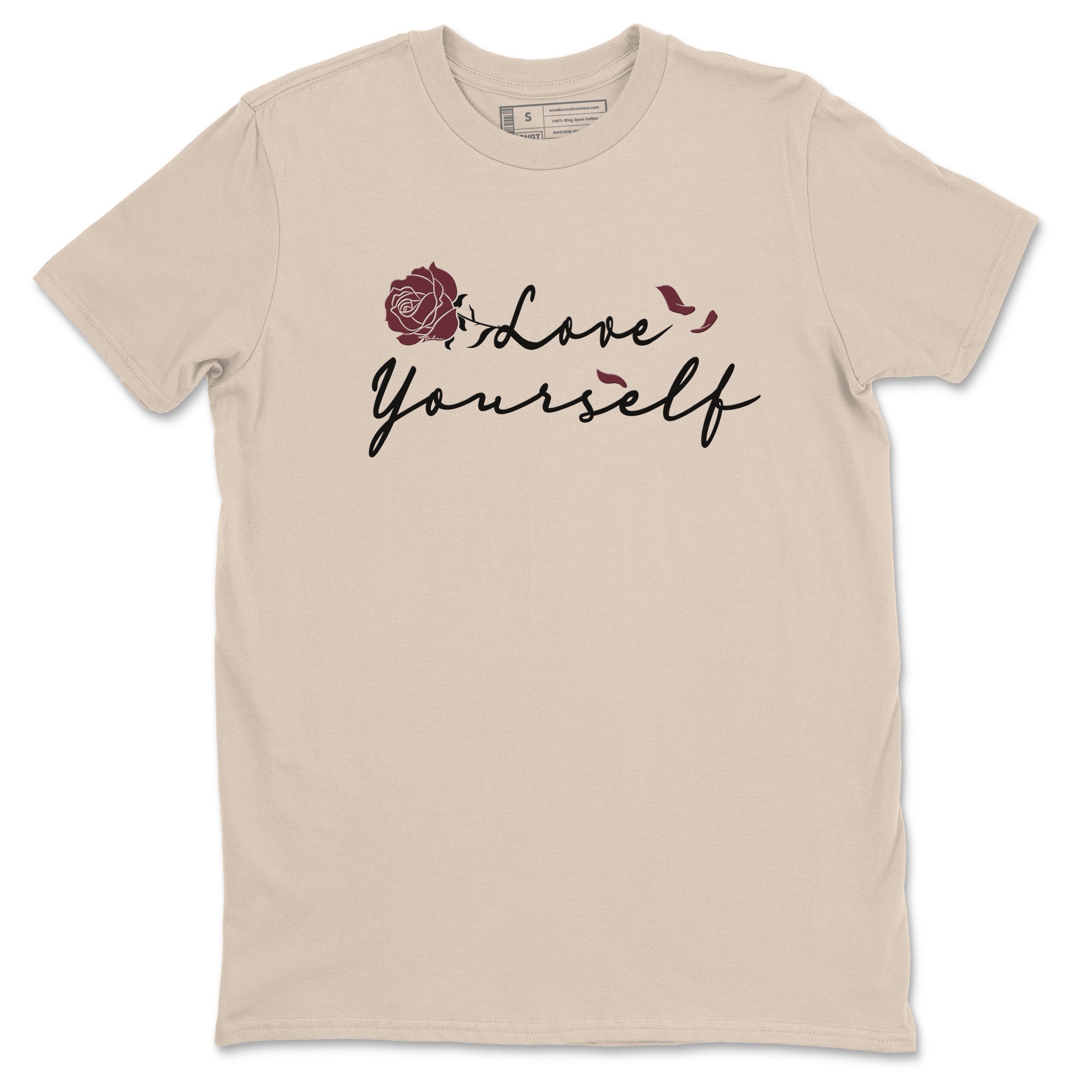 Love Yourself snkmatch Tees - Air Jordan 4 A Ma Maniere x Fossil Stone