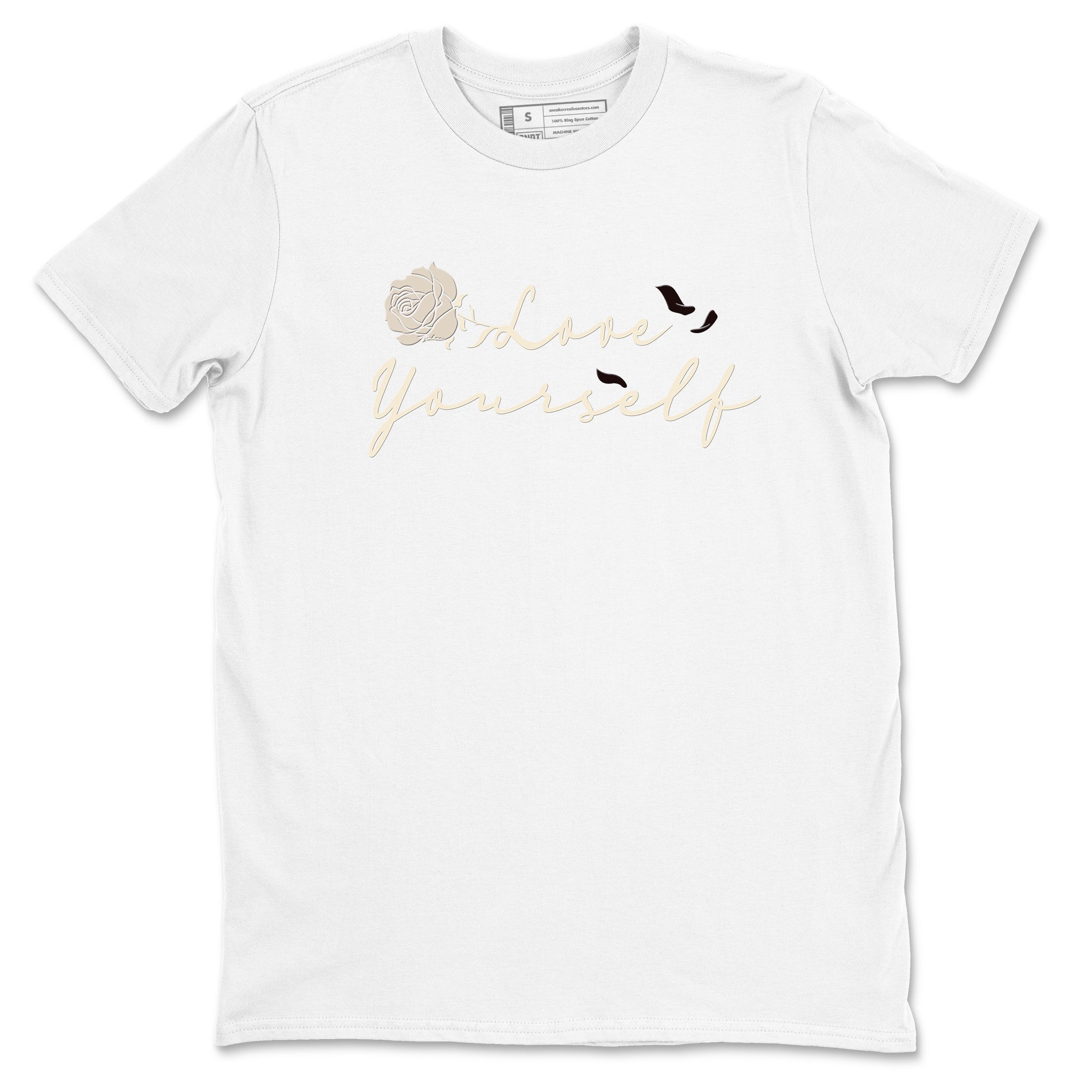 Love Yourself snkmatch Tees - Air Jordan 4 A Ma Maniere x Fossil Stone