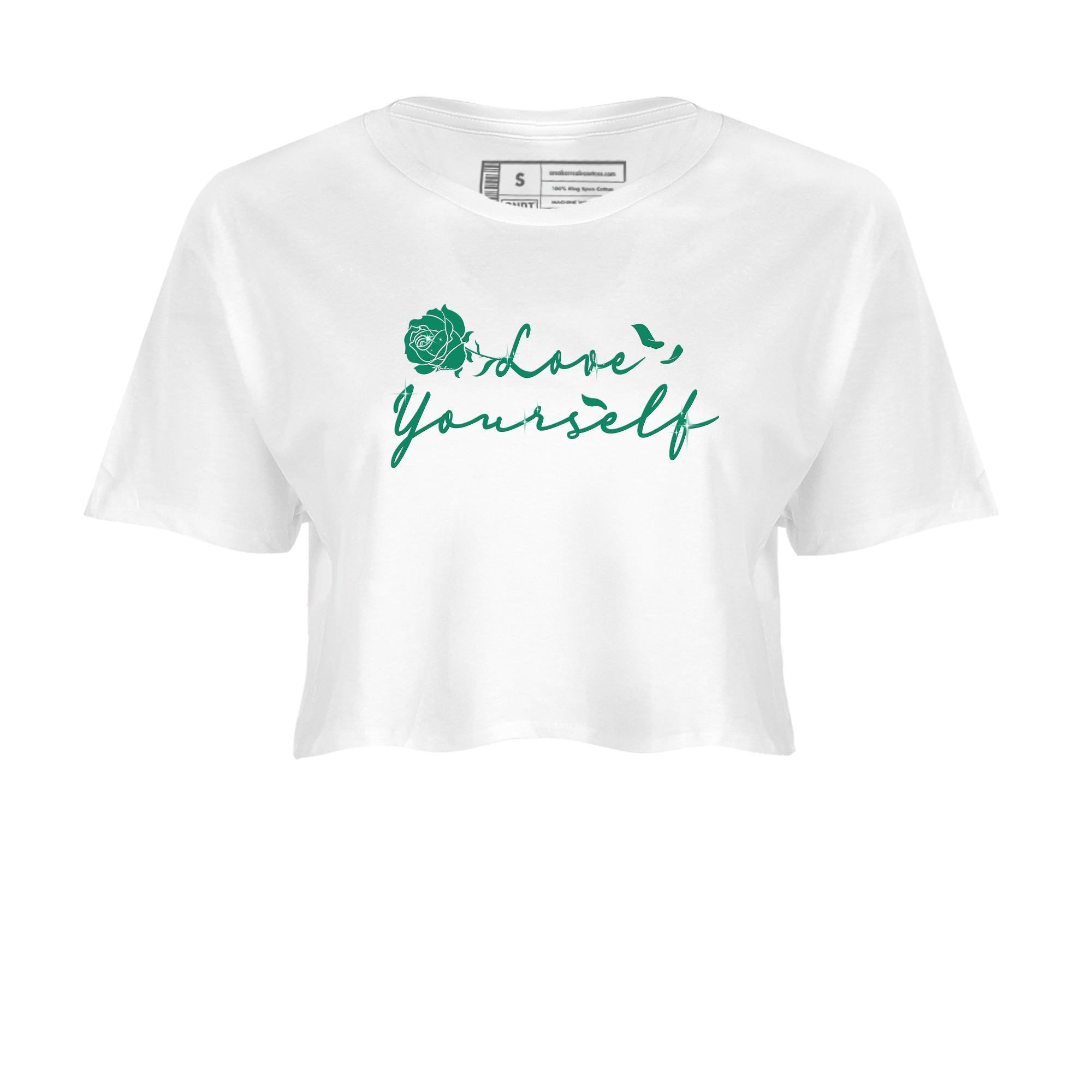 Love Yourself snkmatch Women's Top - Air Jordan 4 Oxidized Green