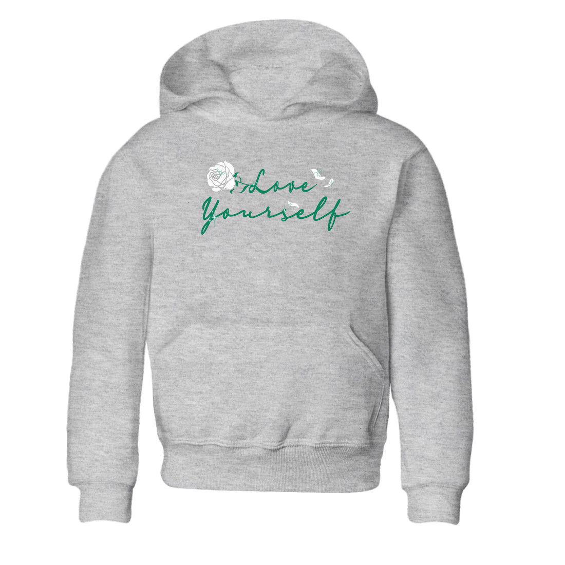 Love Yourself snkmatch Tees Kids - Air Jordan 4 Oxidized Green