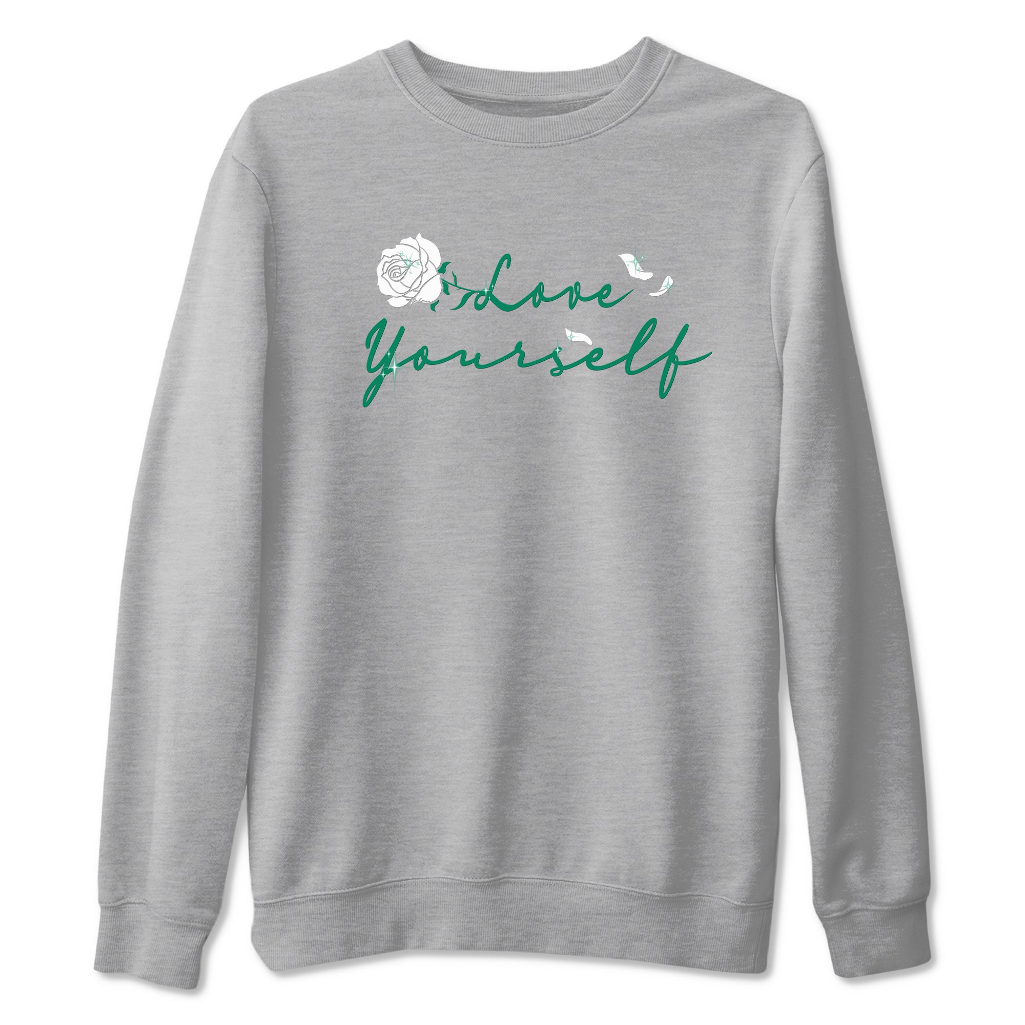 Love Yourself snkmatch Tees - Air Jordan 4 Oxidized Green