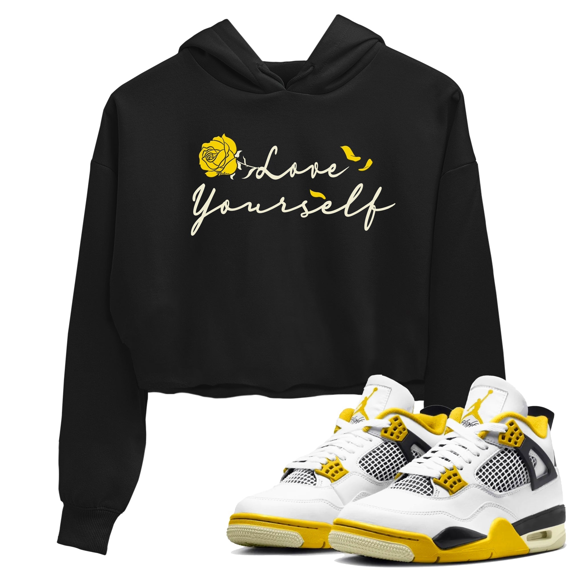 Love Yourself snkmatch Women's Top - Air Jordan 4 Vivid Sulfur