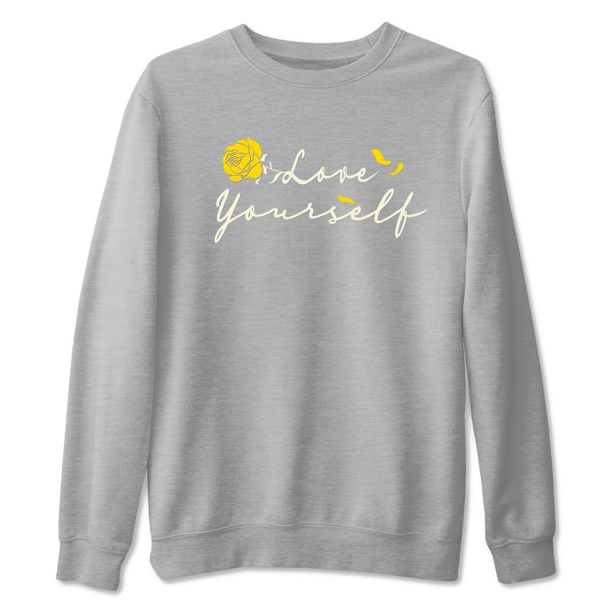 Love Yourself snkmatch Tees - Air Jordan 4 Vivid Sulfur