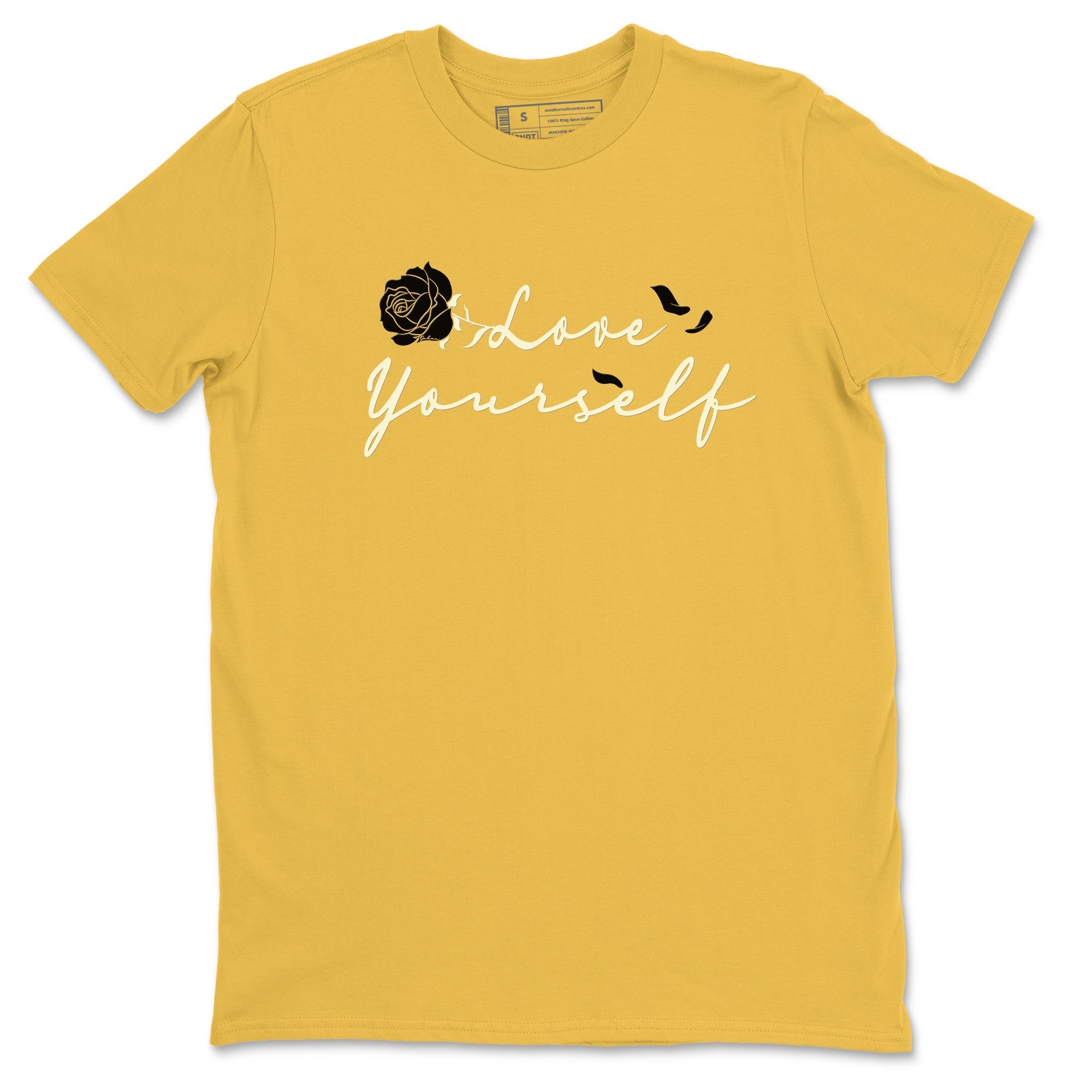 Love Yourself snkmatch Tees - Air Jordan 4 Vivid Sulfur