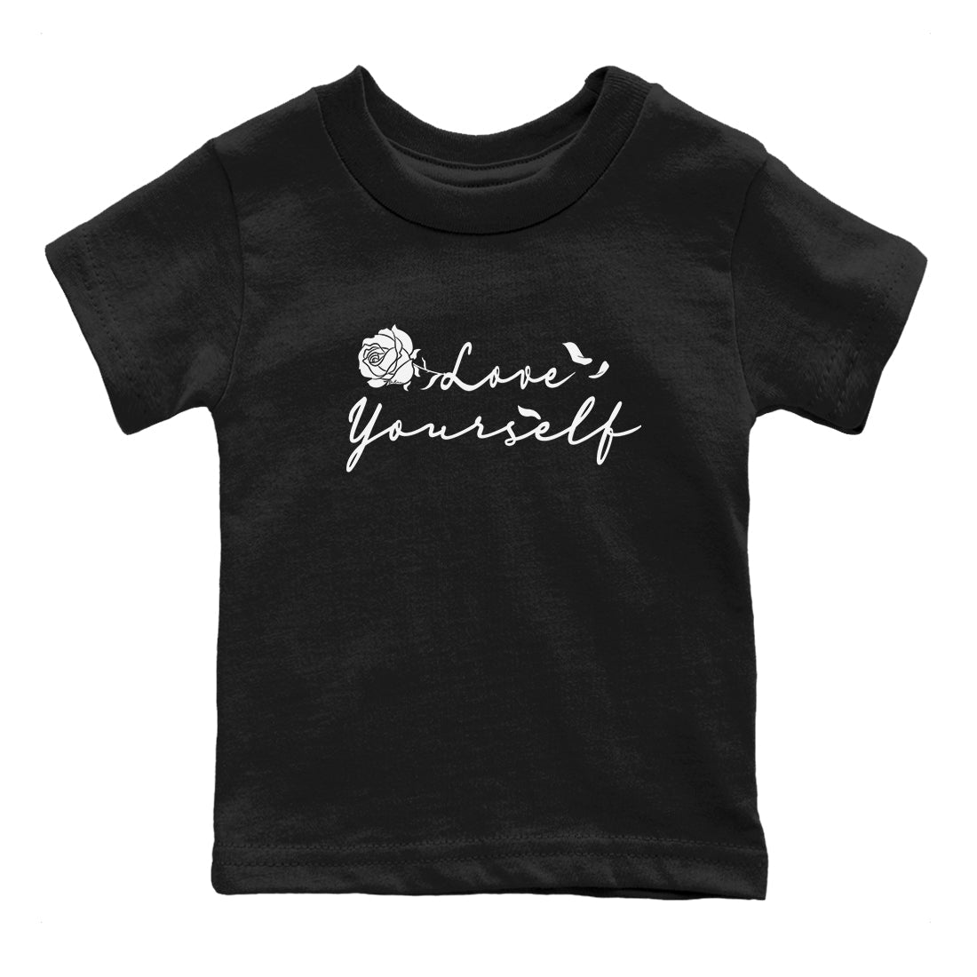 Love Yourself snkmatch Tees Kids - Air Jordan 4 White Thunder