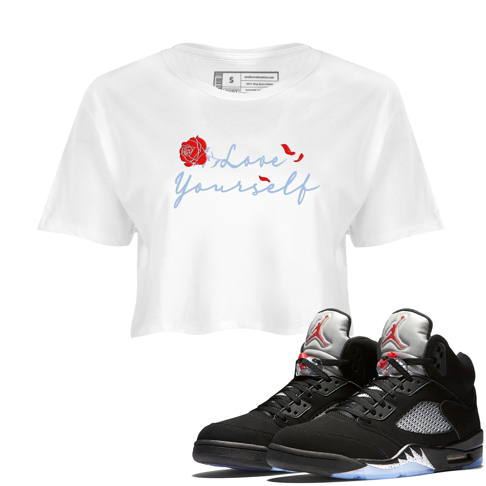Love Yourself snkmatch Women's Top - Air Jordan 5 Reimagined