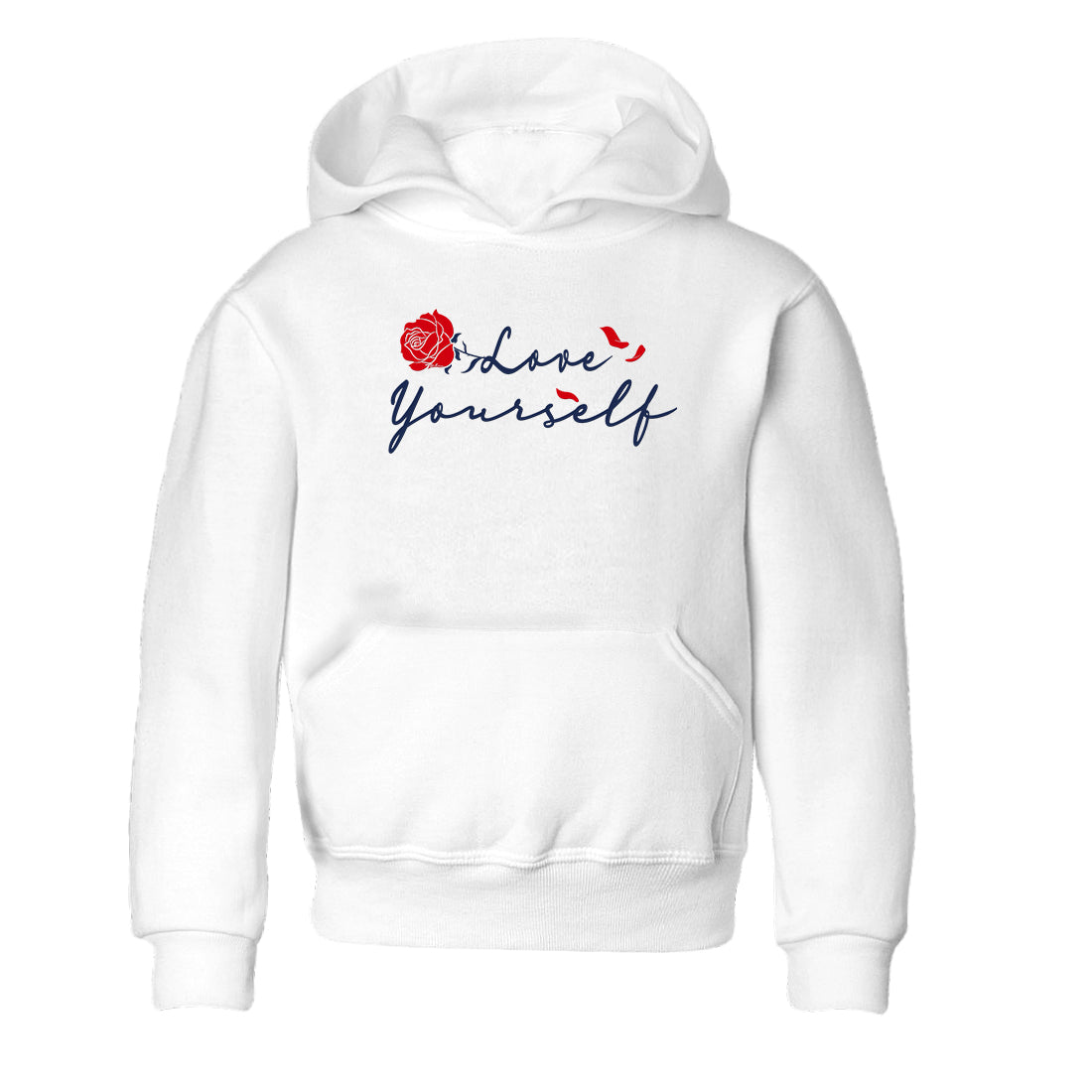 Love Yourself snkmatch Tees Kids - Air Jordan 6 White And Midnight Navy