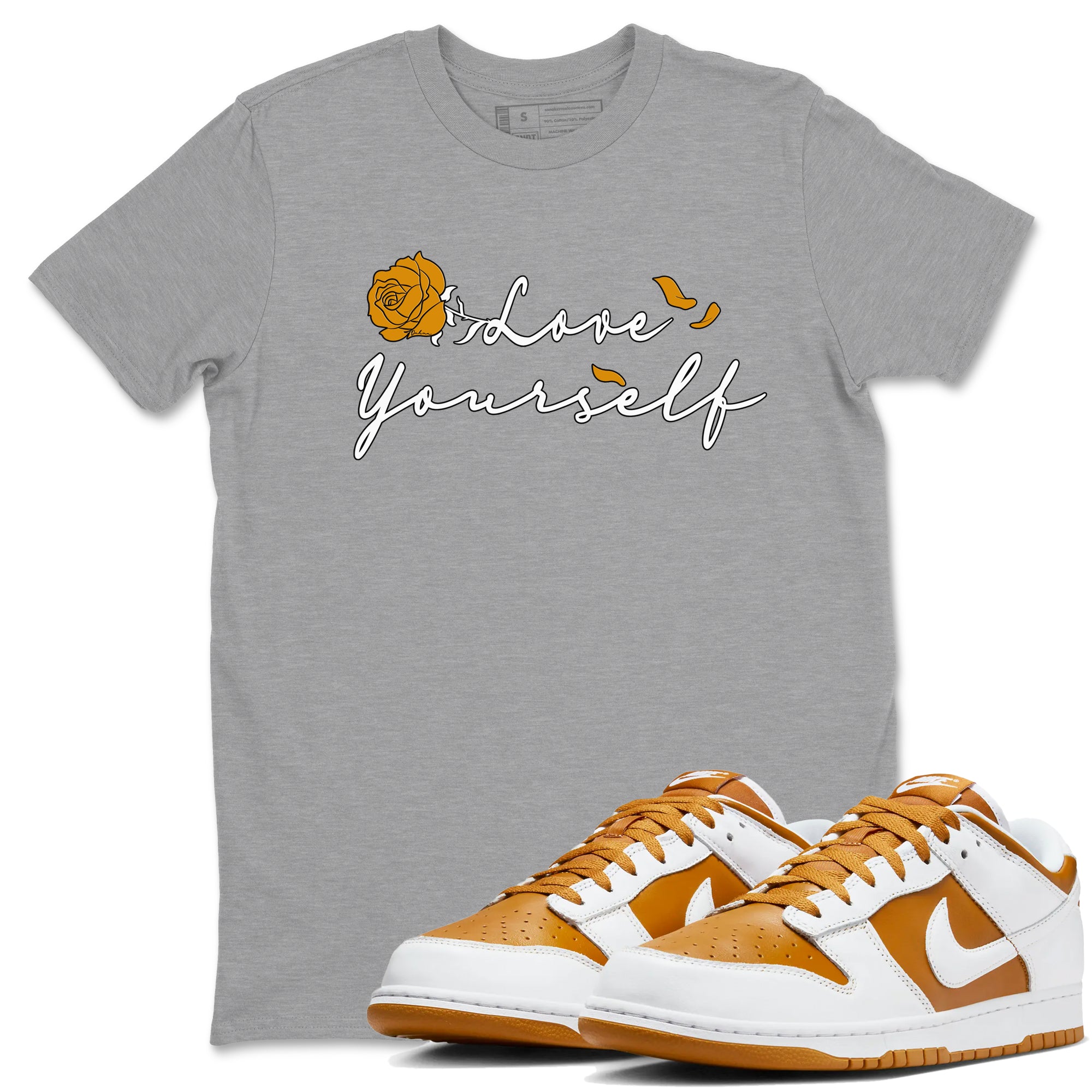 Love Yourself snkmatch Tees - Dunk Dark Curry