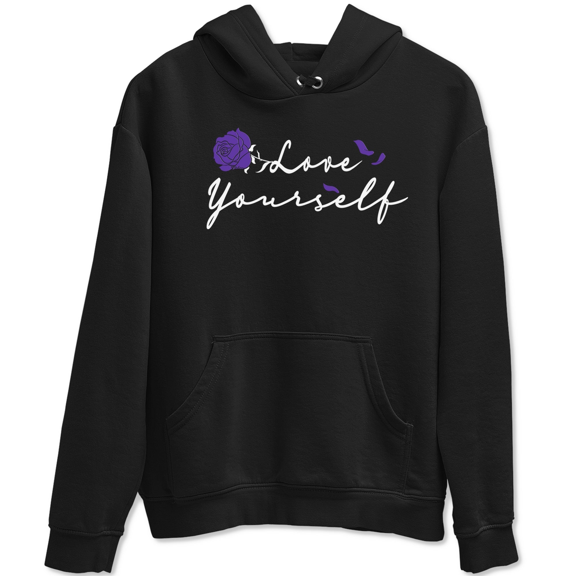 Love Yourself snkmatch Tees - Dunk Low Court Purple