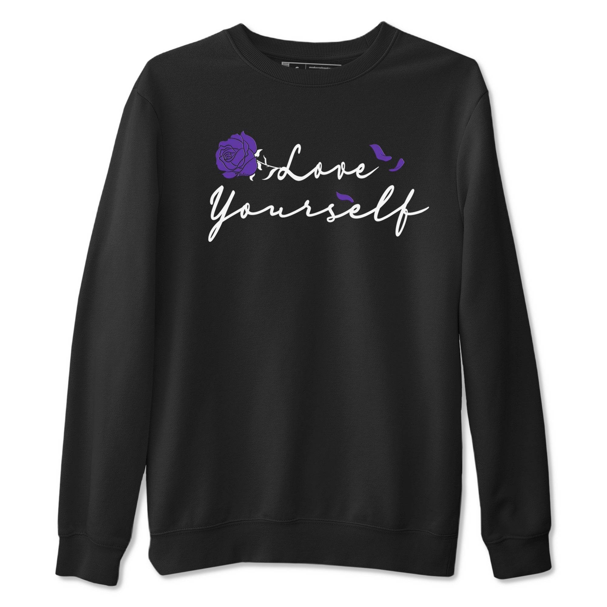 Love Yourself snkmatch Tees - Dunk Low Court Purple