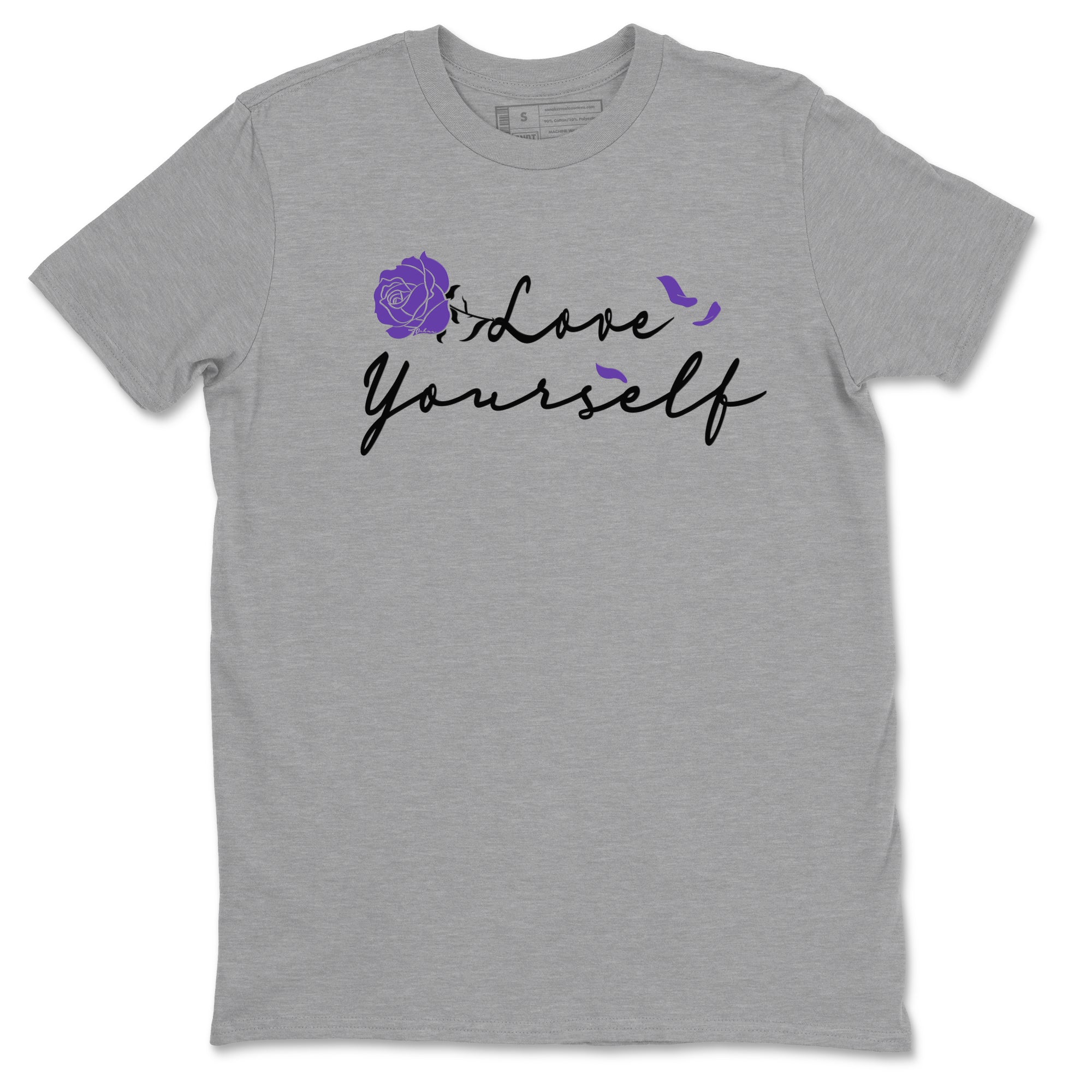Love Yourself snkmatch Tees - Dunk Low Court Purple