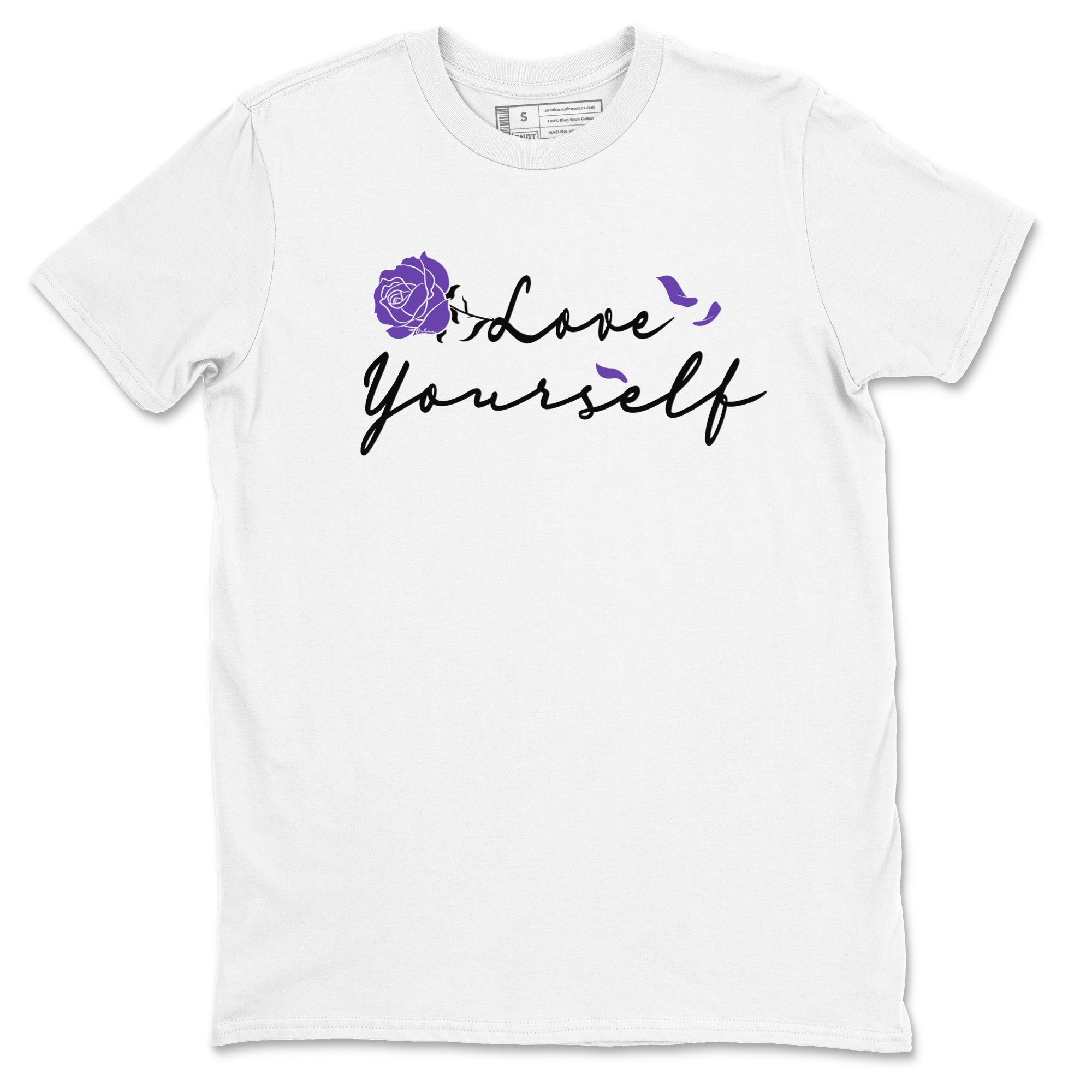 Love Yourself snkmatch Tees - Dunk Low Court Purple