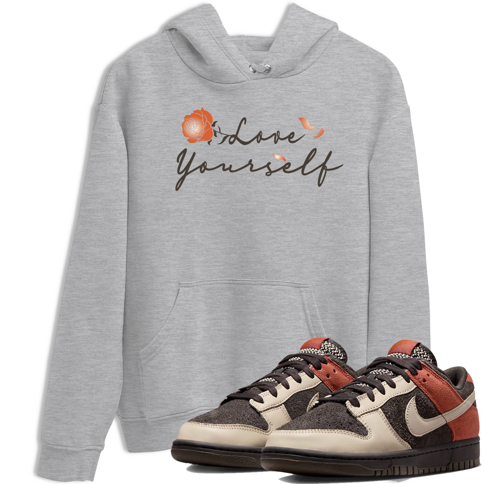 Love Yourself snkmatch Tee - Dunk Low Red Panda