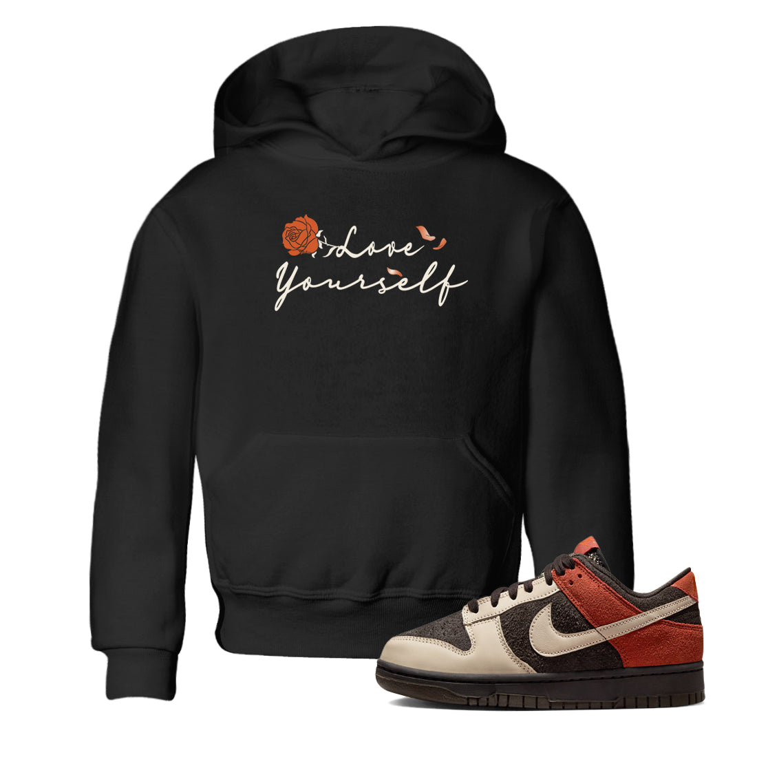 Love Yourself snkmatch Tee Kids - Dunk Low Red Panda