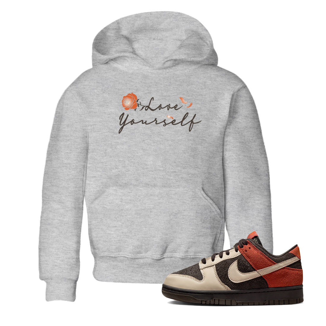 Love Yourself snkmatch Tee Kids - Dunk Low Red Panda