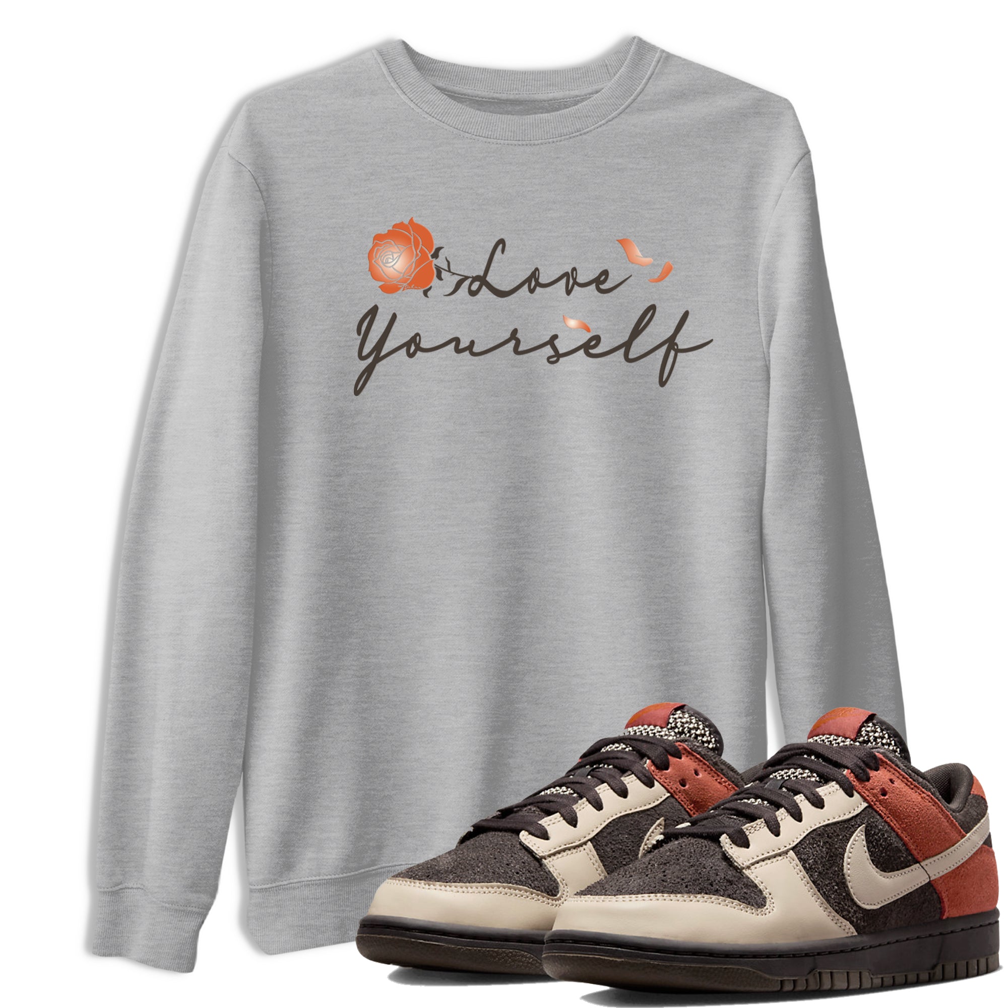 Love Yourself snkmatch Tee - Dunk Low Red Panda