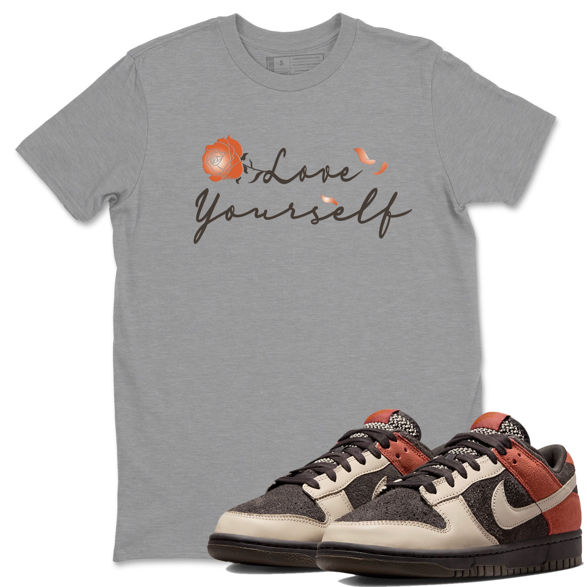 Love Yourself snkmatch Tee - Dunk Low Red Panda