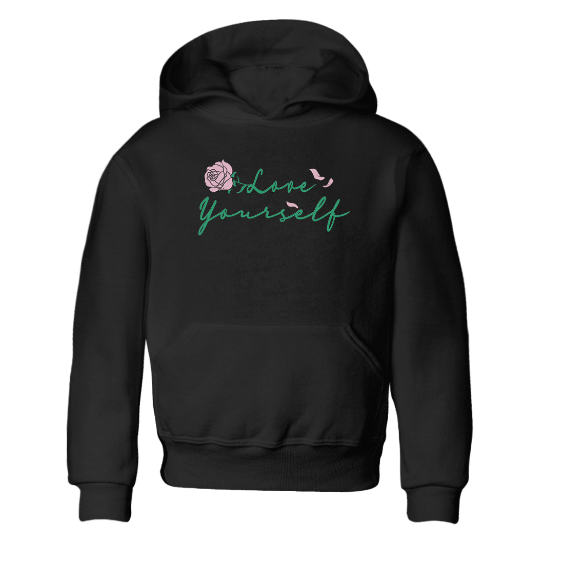 Love Yourself snkmatch Tees Kids - Dunk Medium Soft Pink Malachite
