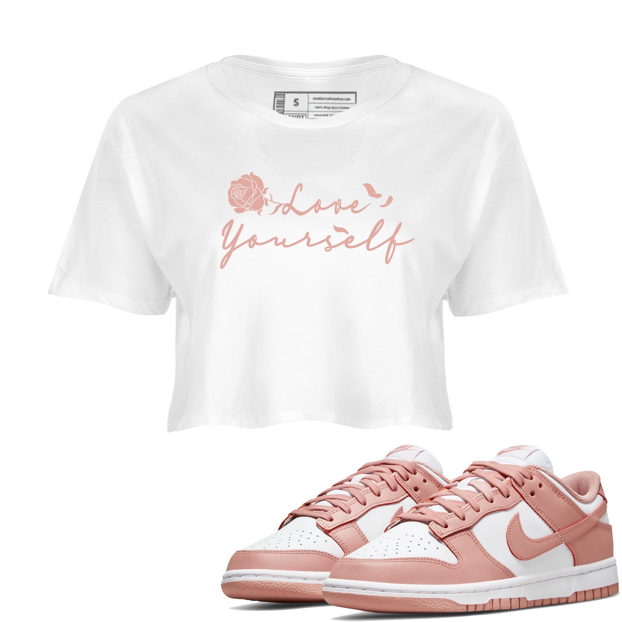 Love Yourself snkmatch Women's Top - Dunk Rose Whisper
