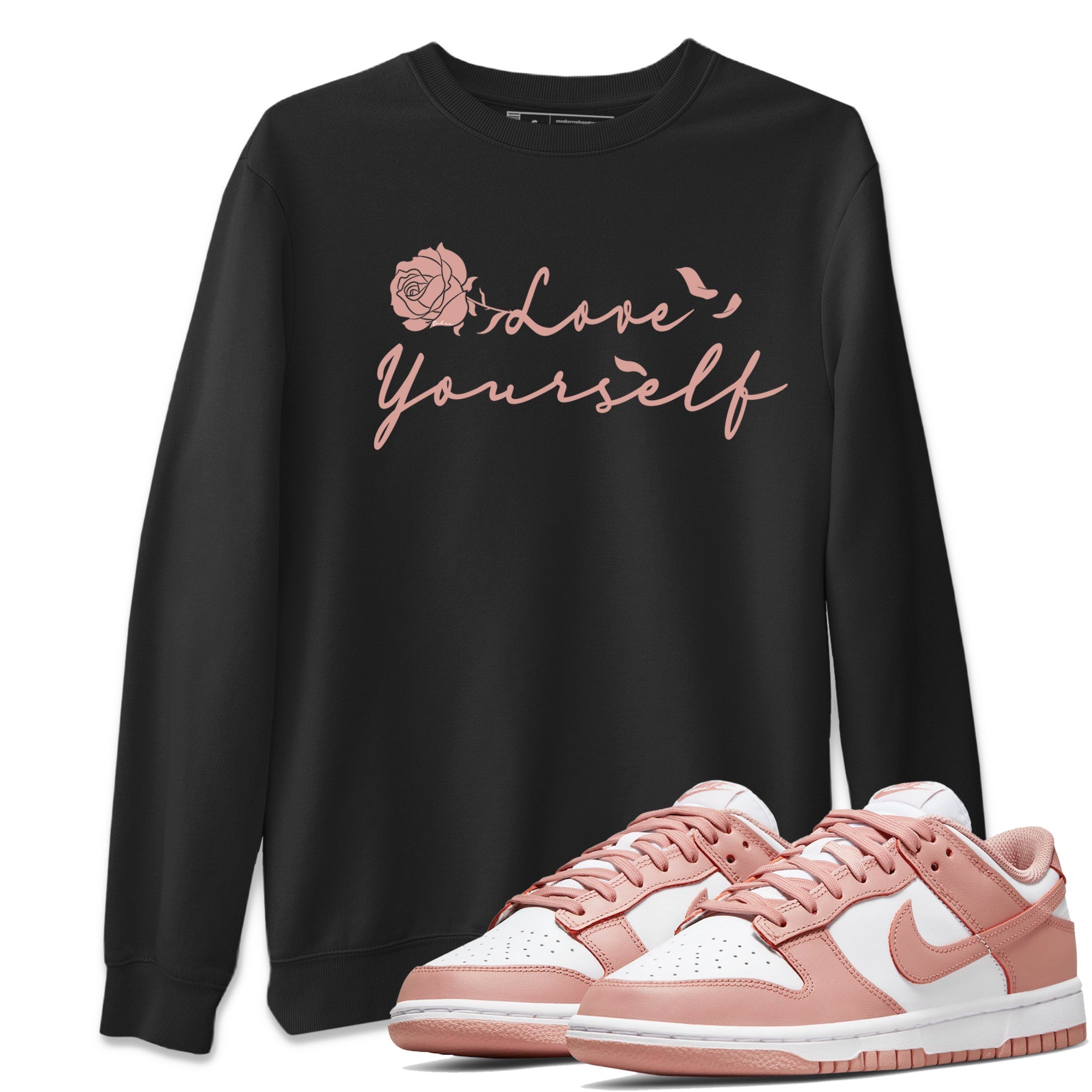 Love Yourself snkmatch Tee - Dunk Rose Whisper