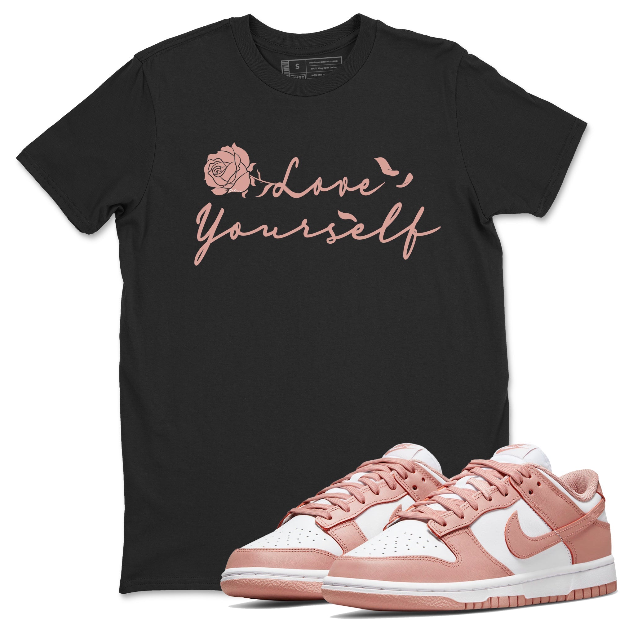 Love Yourself snkmatch Tee - Dunk Rose Whisper