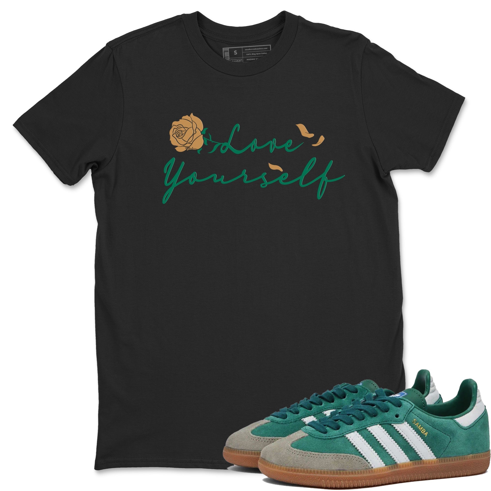 Love Yourself snkmatch Tee - Samba Collegiate Green Gum