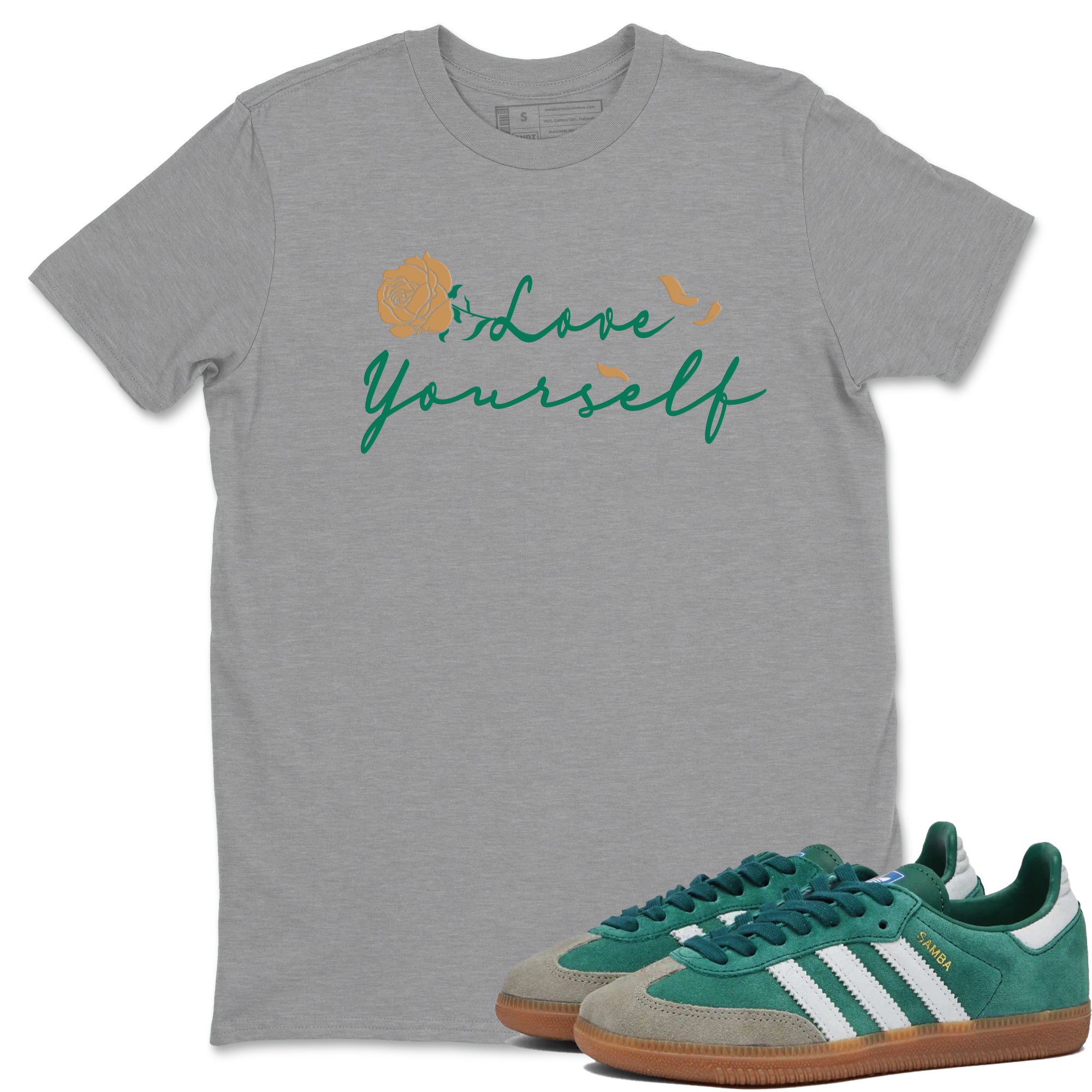 Love Yourself snkmatch Tee - Samba Collegiate Green Gum