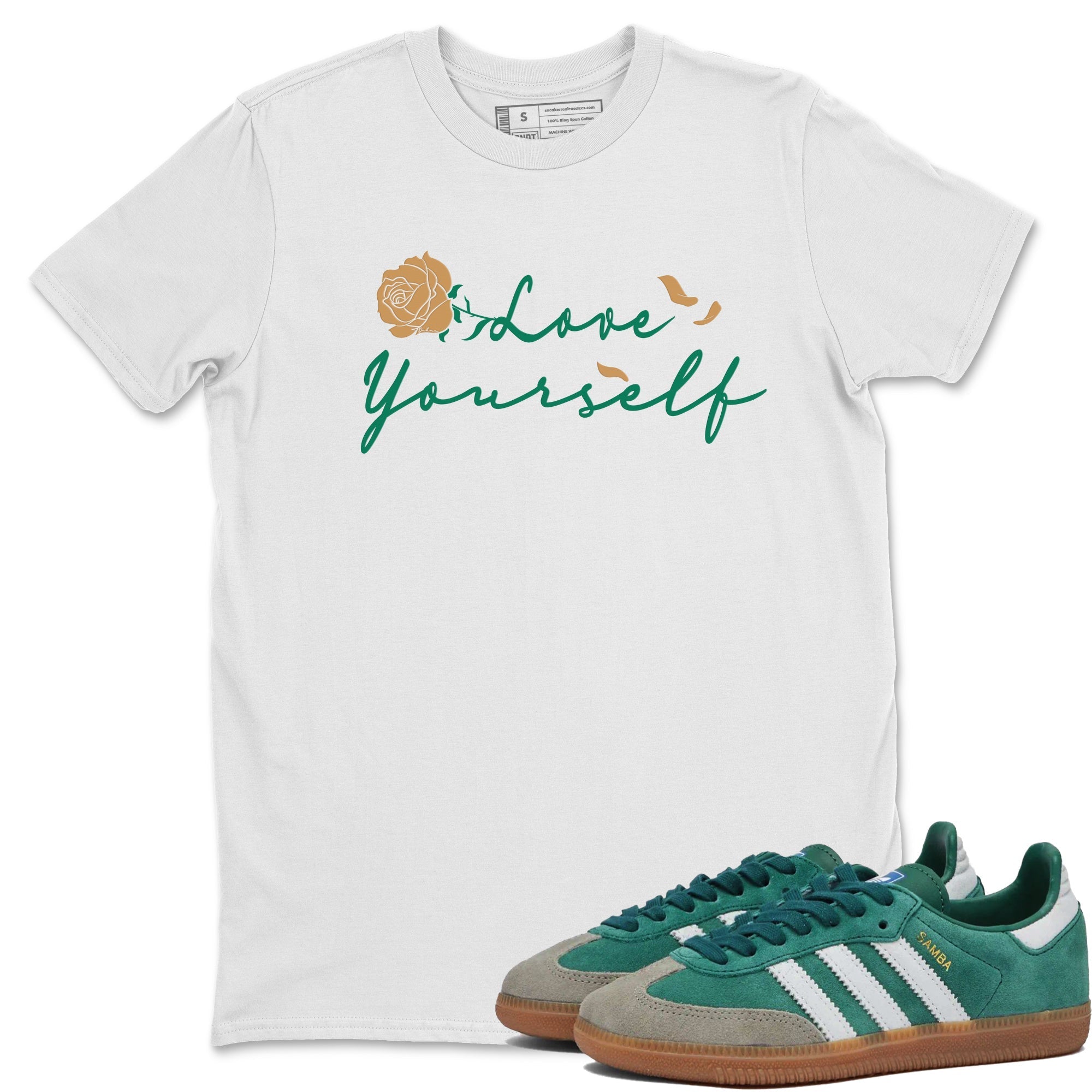 Love Yourself snkmatch Tee - Samba Collegiate Green Gum