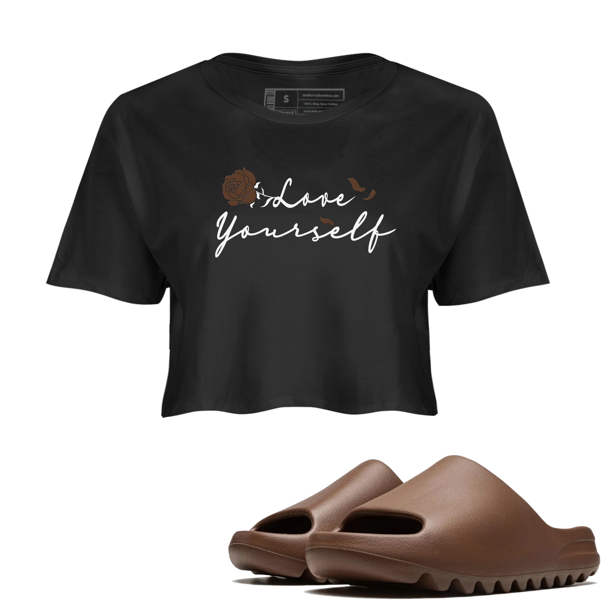 Love Yourself snkmatch Women's Top - Yeezy Slide Flax