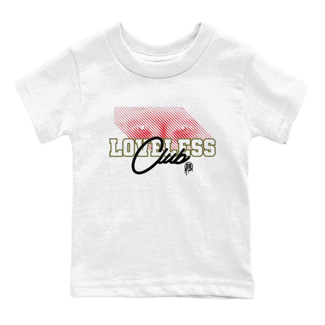 Loveless Club snkmatch Tees Kids - Air Jordan 1 Travis Scott Medium Olive