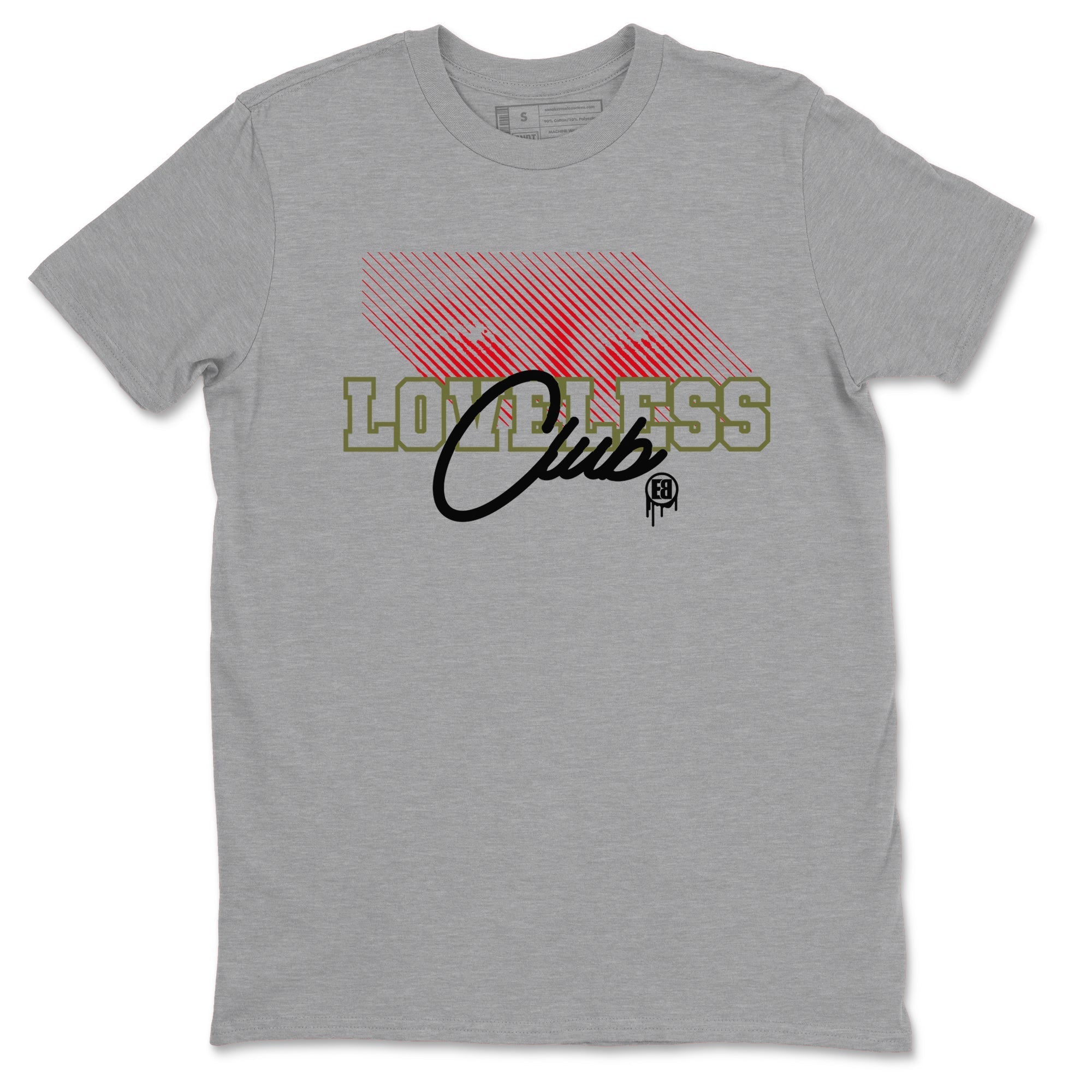 Loveless Club snkmatch Tees - Air Jordan 1 Travis Scott Medium Olive