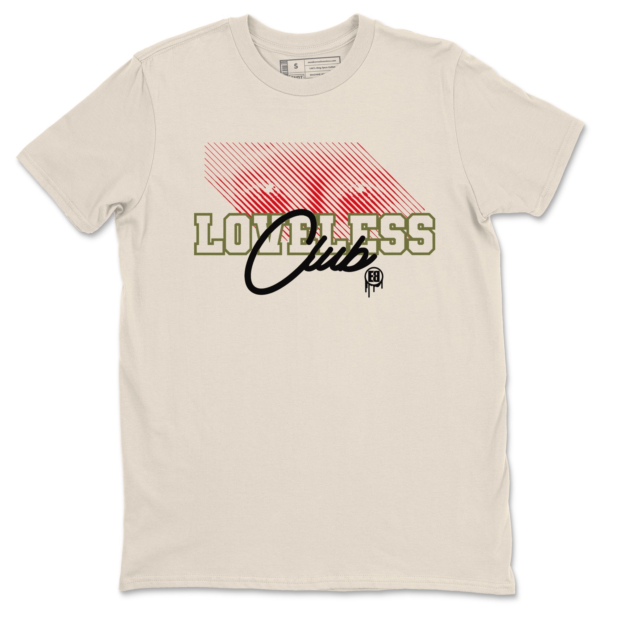 Loveless Club snkmatch Tees - Air Jordan 1 Travis Scott Medium Olive