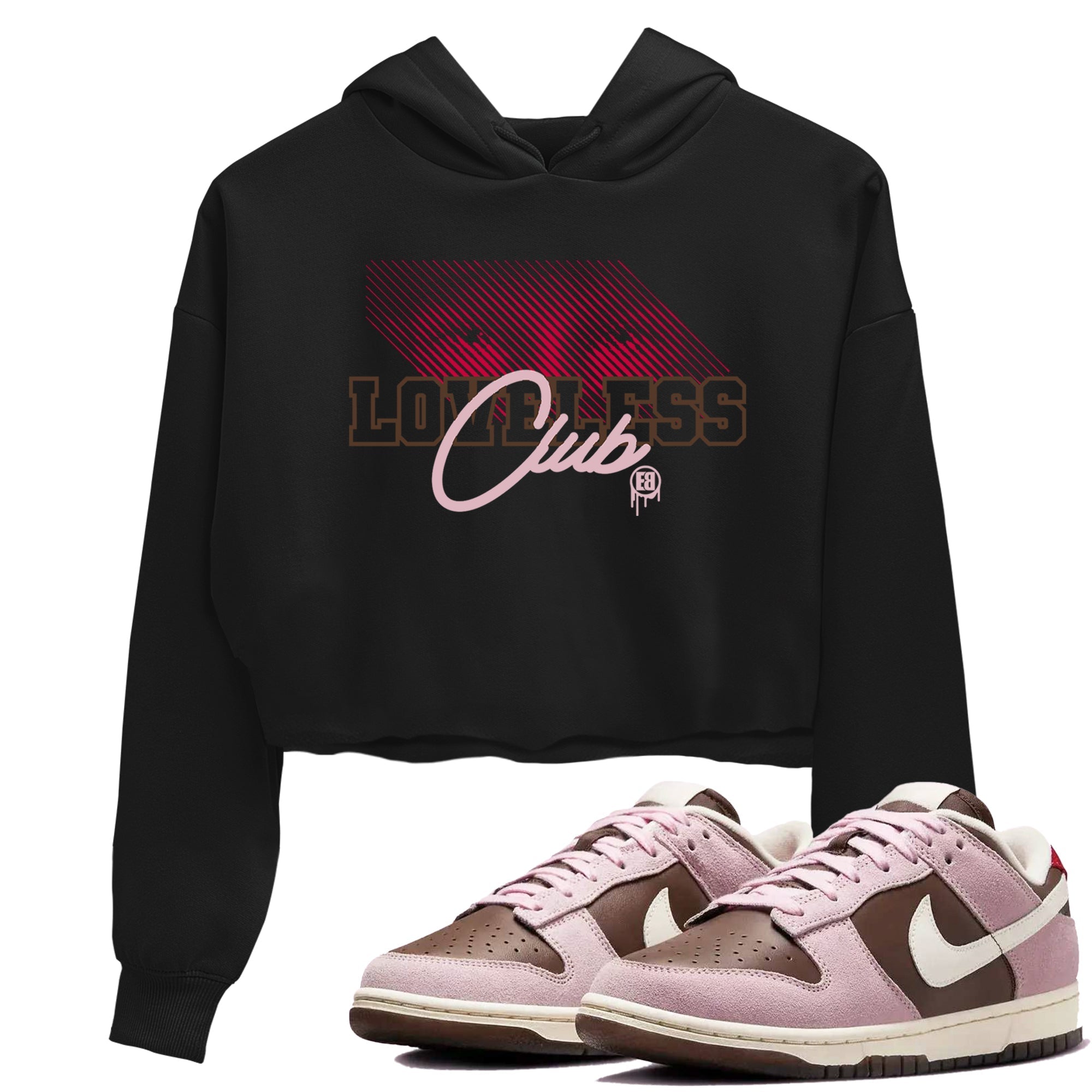 Loveless Club snkmatch Women's Top - Dunk Cacao Wow And Pink Foam