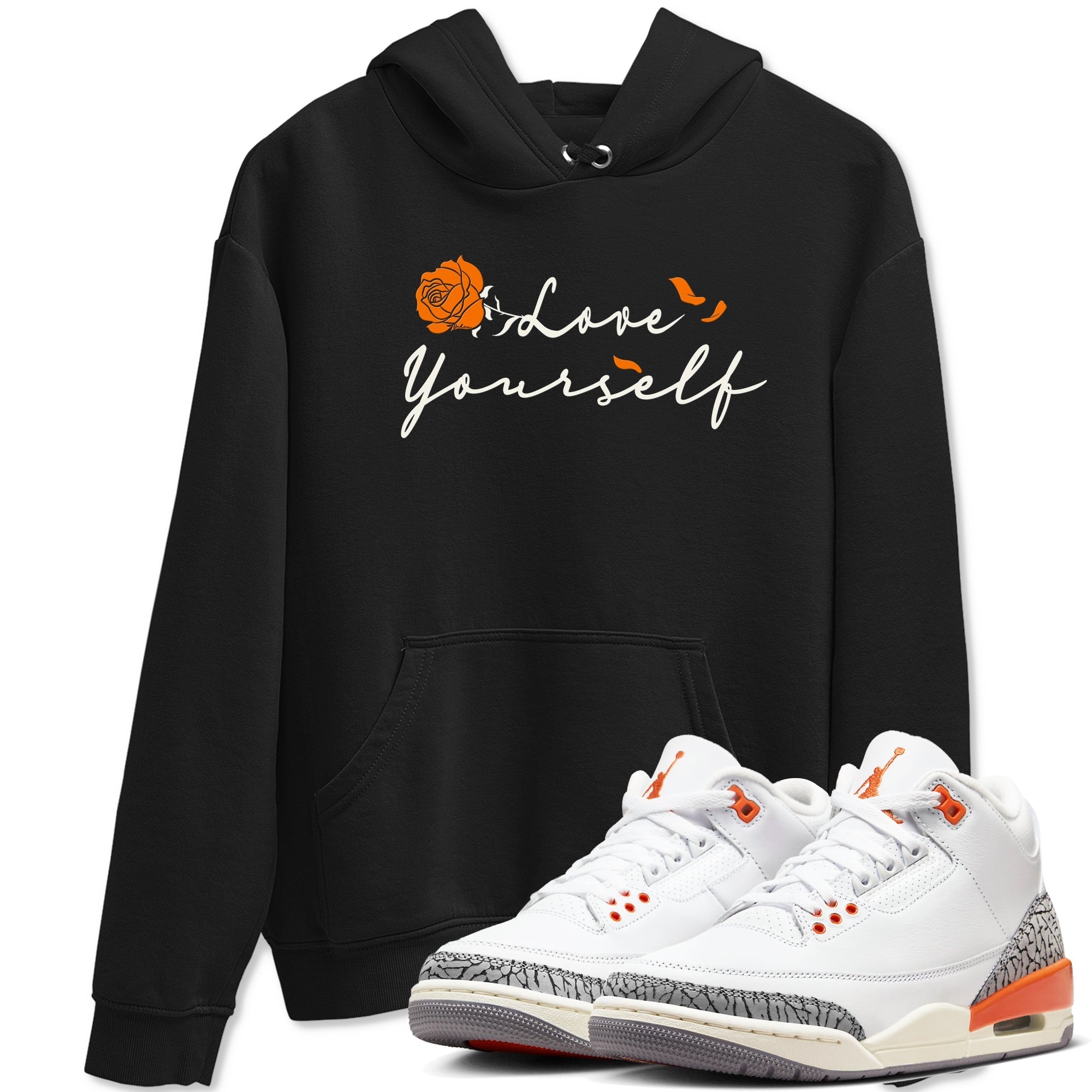 Love Yourself snkmatch Tees - Air Jordan 3 Georgia Peach