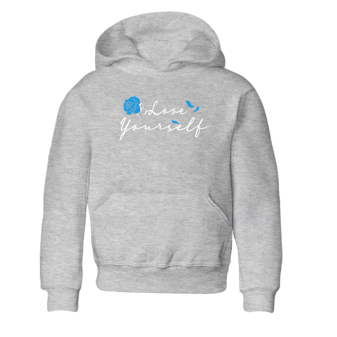 Love Yourself snkmatch Tees Kids - Air Jordan 4 Military Blue