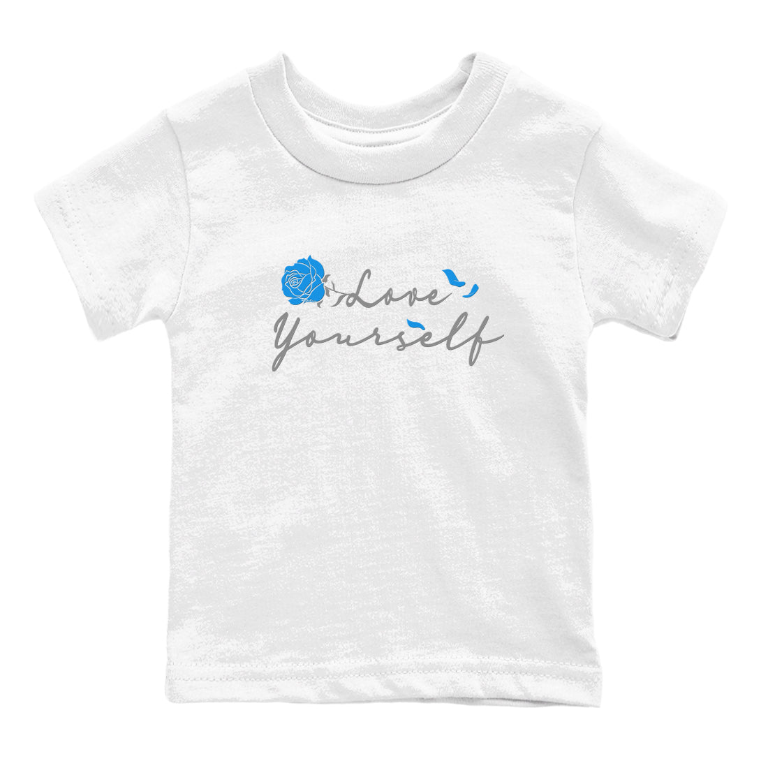 Love Yourself snkmatch Tees Kids - Air Jordan 4 Military Blue