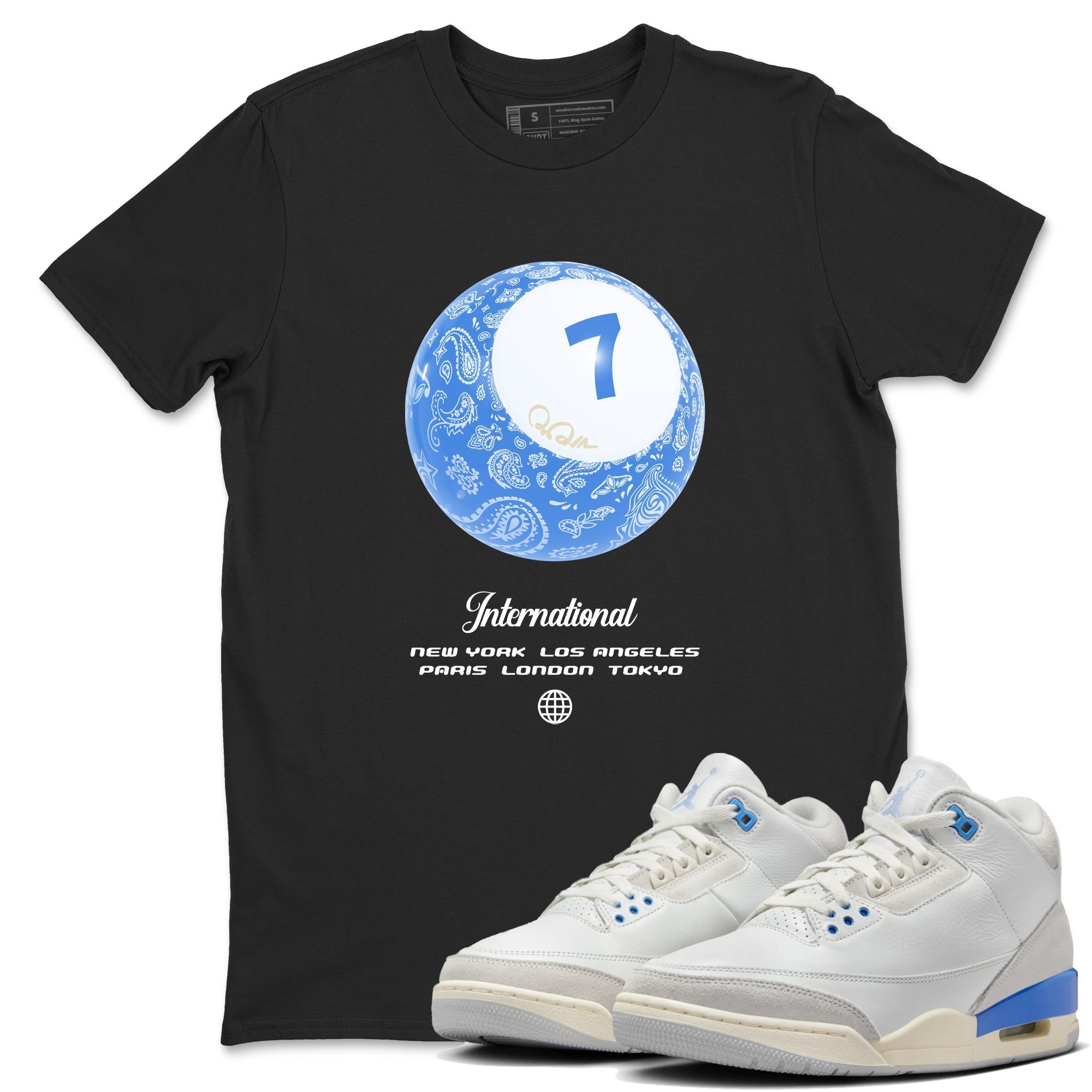 Lucky Ball snkmatch Tees - Air Jordan 3 Lucky Shorts