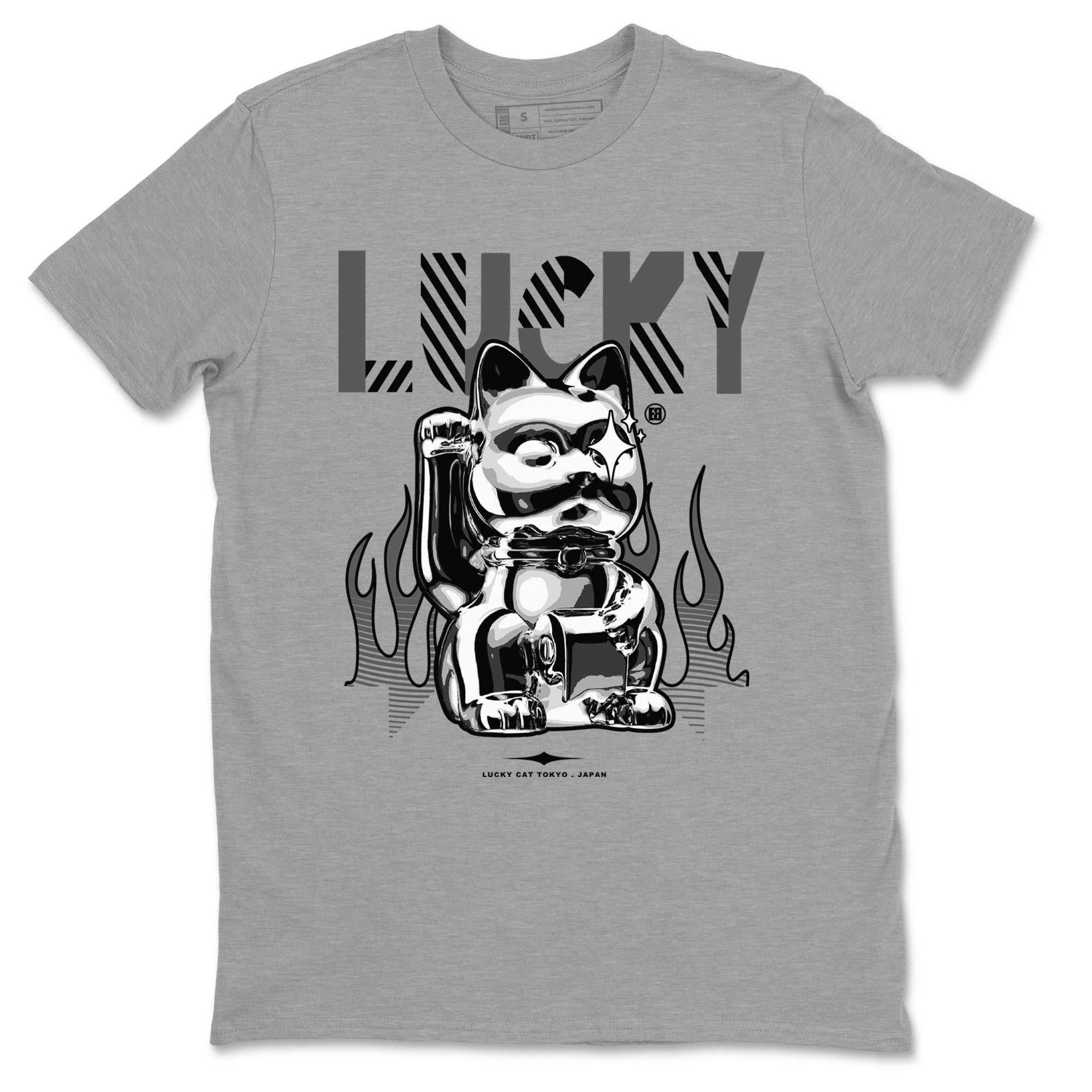 Lucky Cat snkmatch Tees - Air Jordan 5 Black Cat