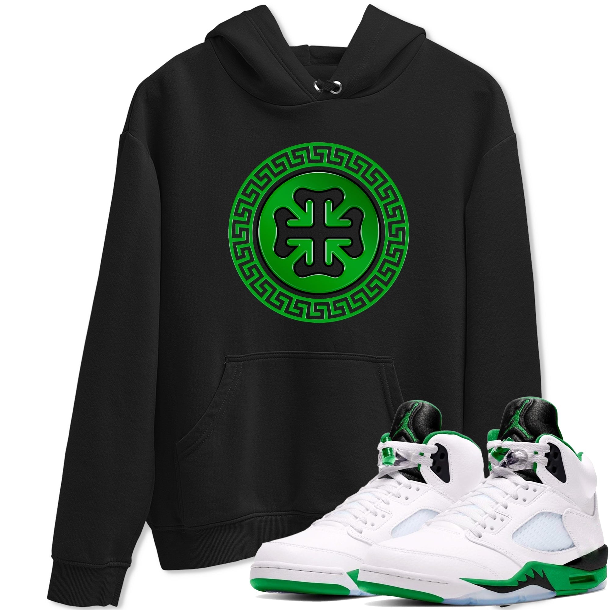 Lucky Emblem snkmatch Tee - Air Jordan 5 Lucky Green