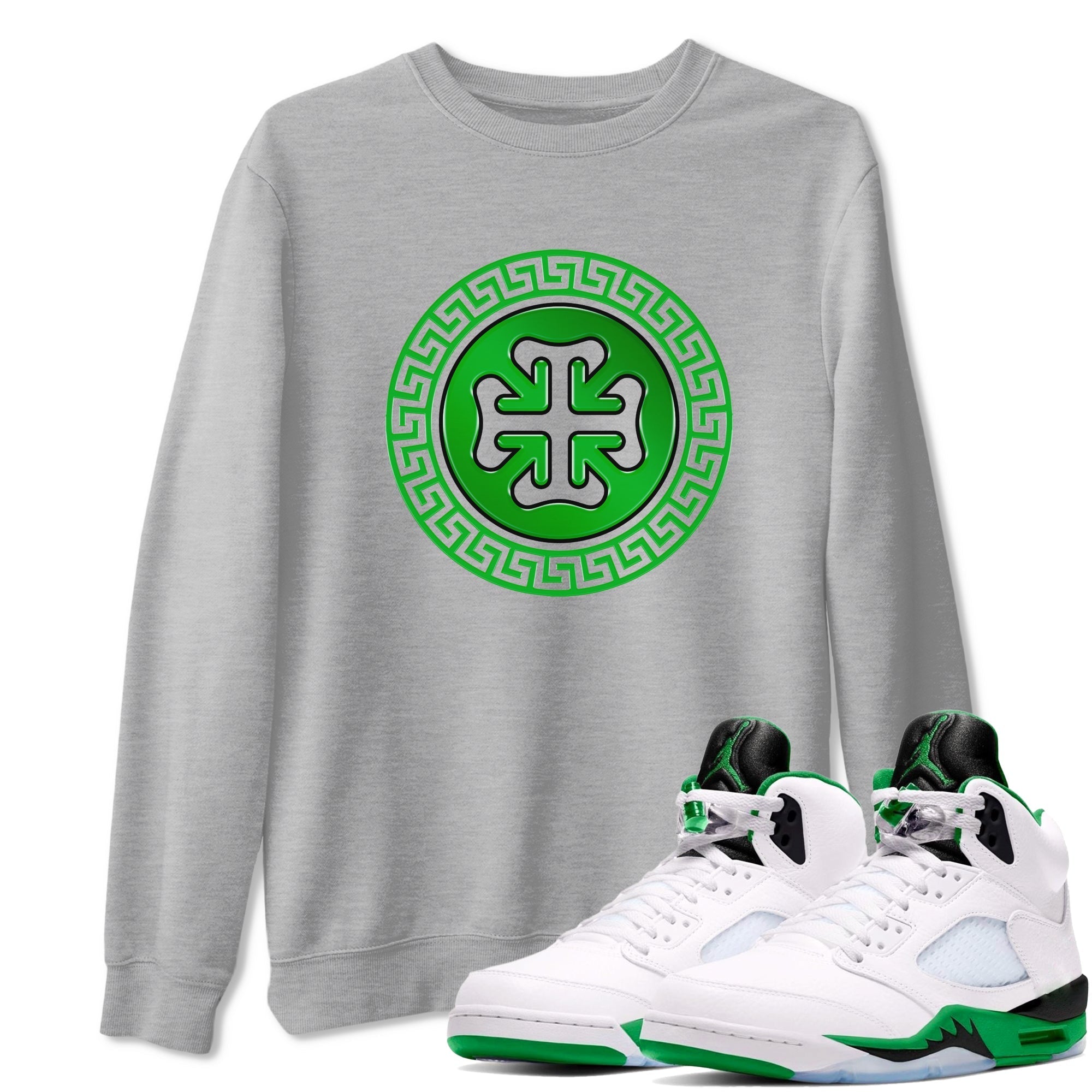 Lucky Emblem snkmatch Tee - Air Jordan 5 Lucky Green