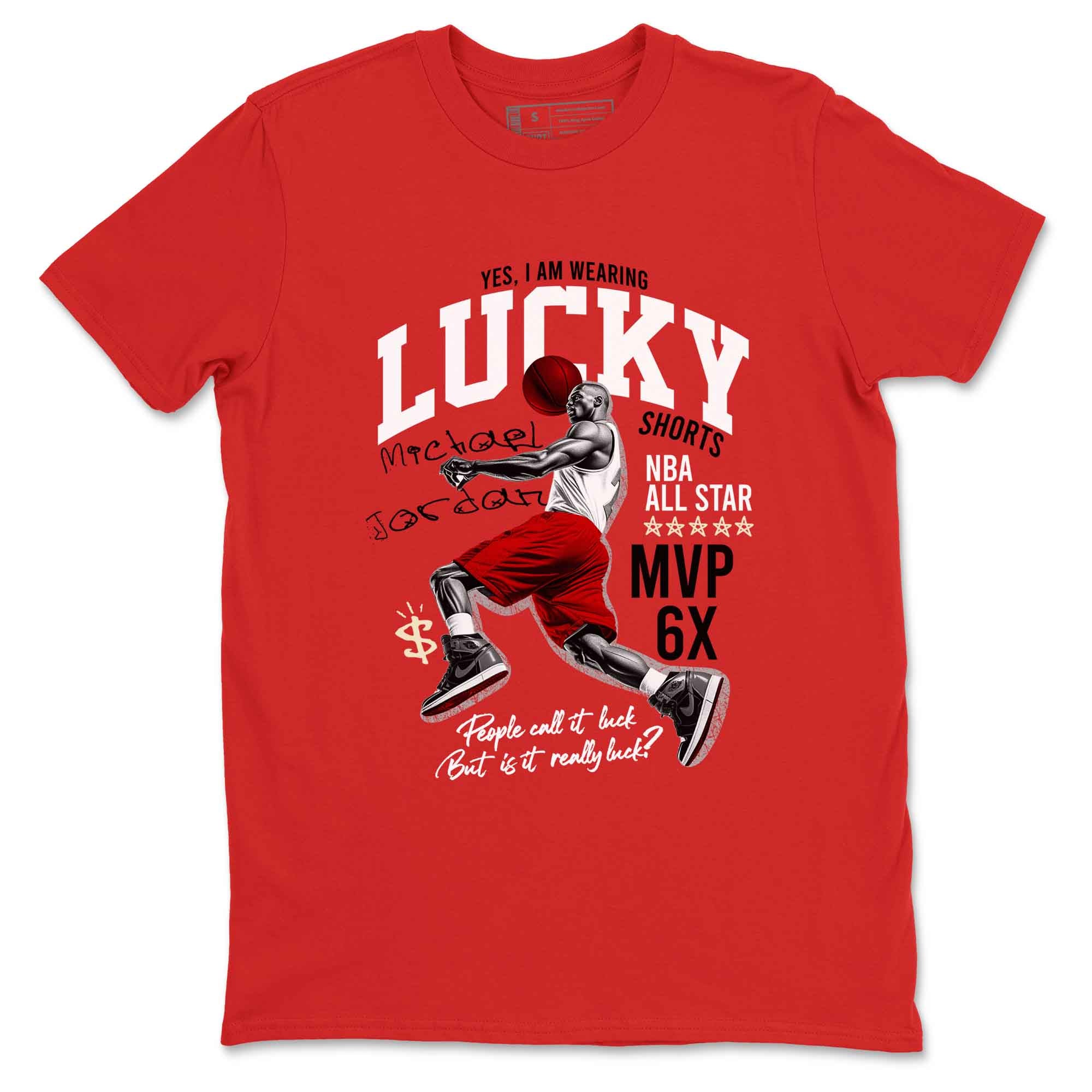Lucky Player snkmatch Tees - Air Jordan 1 Black Toe