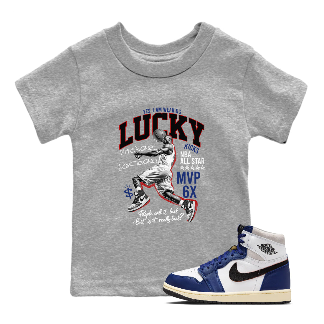 Lucky Player snkmatch Tees Kids - Air Jordan 1 Rare Air